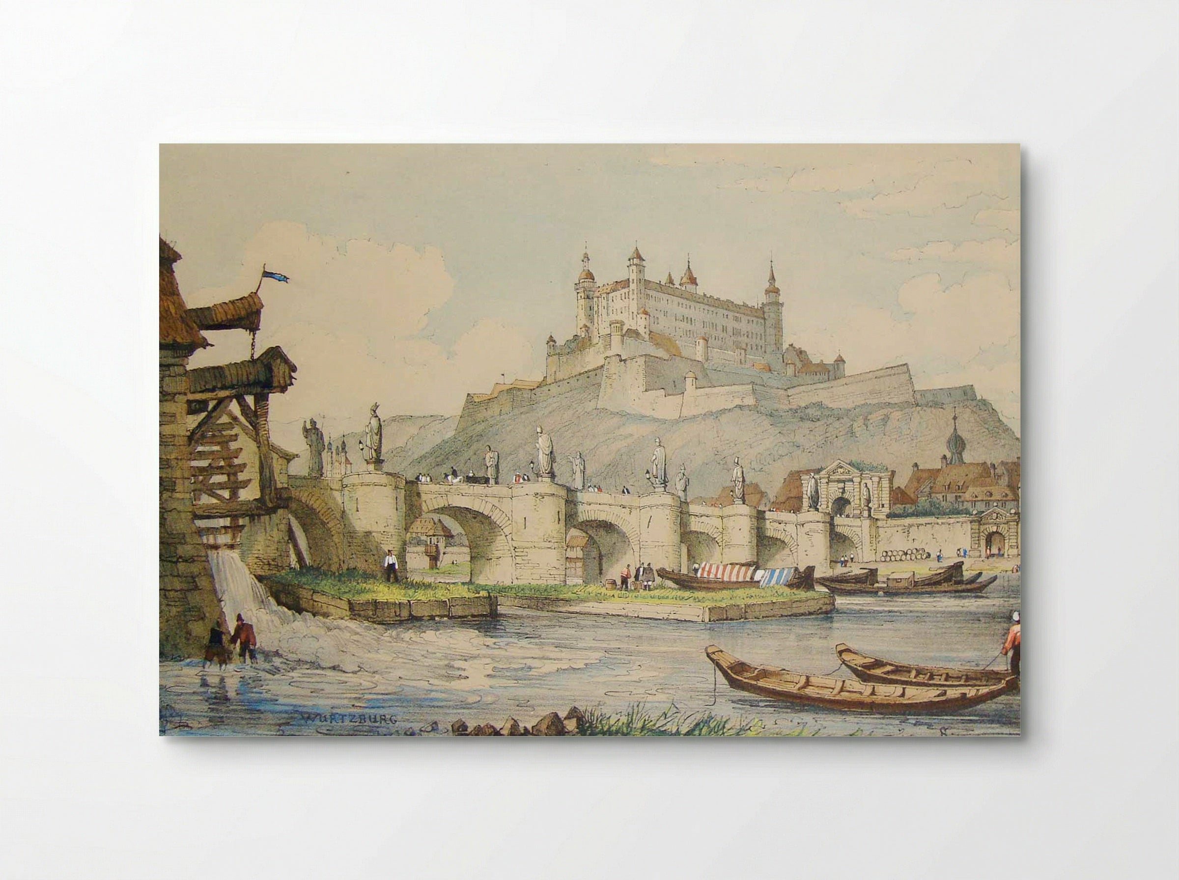 Würzburg - Samuel Prout - Poster