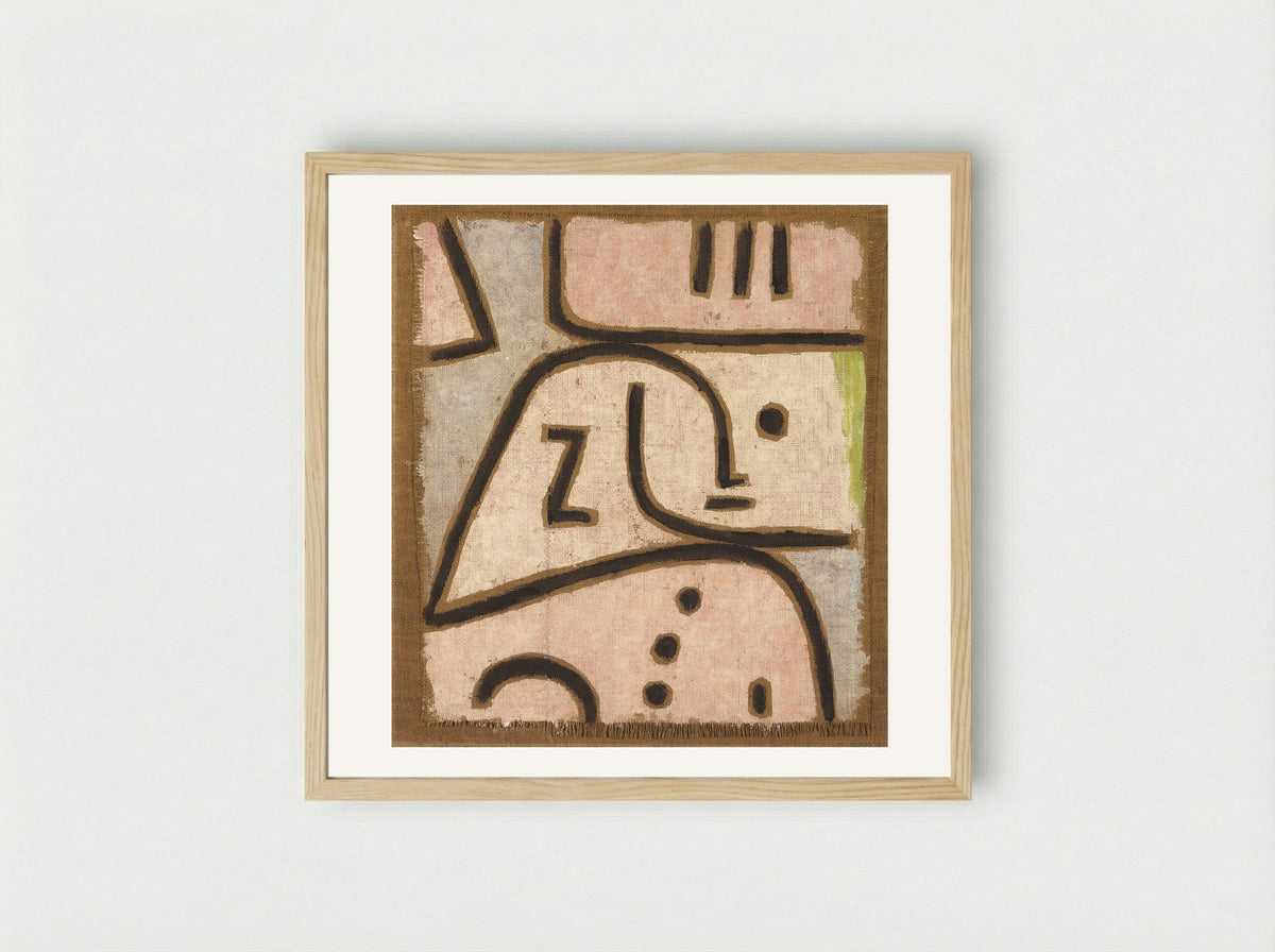 WI (In Memoriam) - Paul Klee - Framed Print Wood
