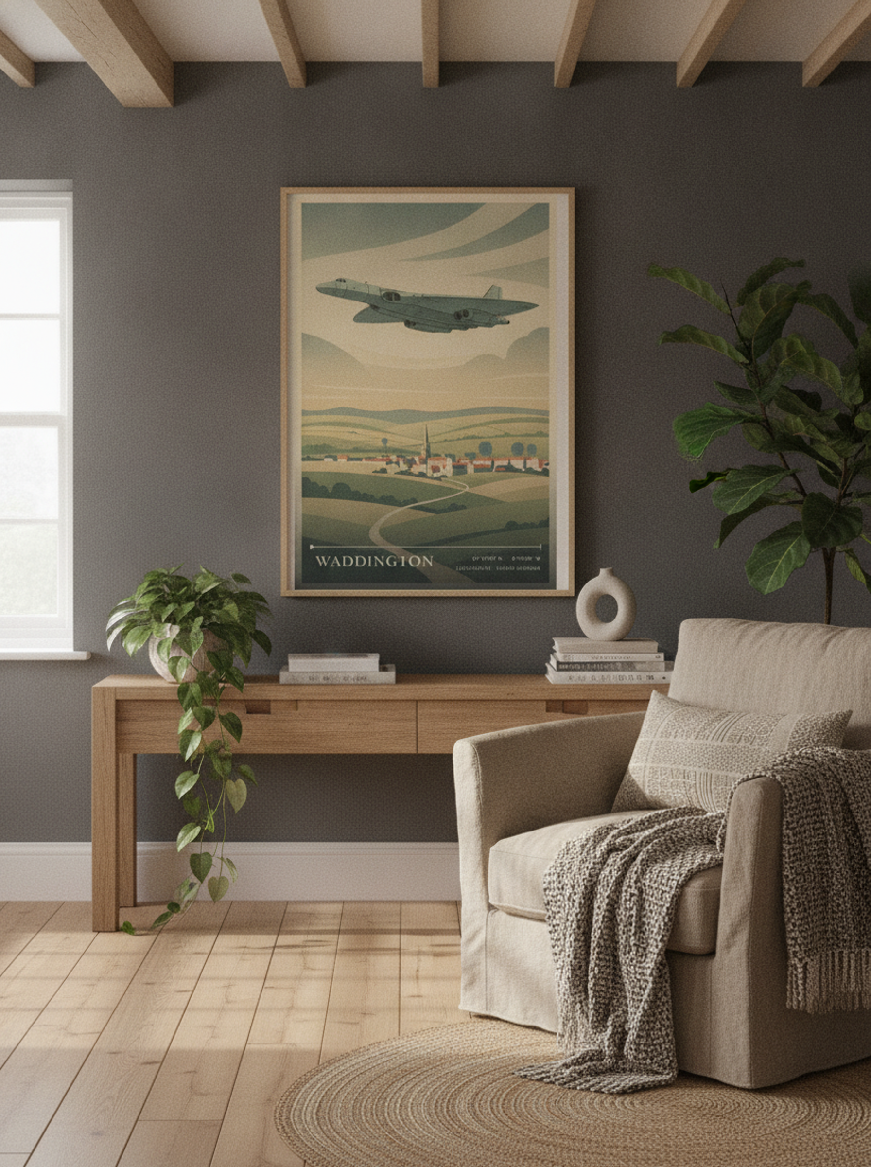 Waddington Lincolnshire United Kingdom Travel Poster - Lifestyle