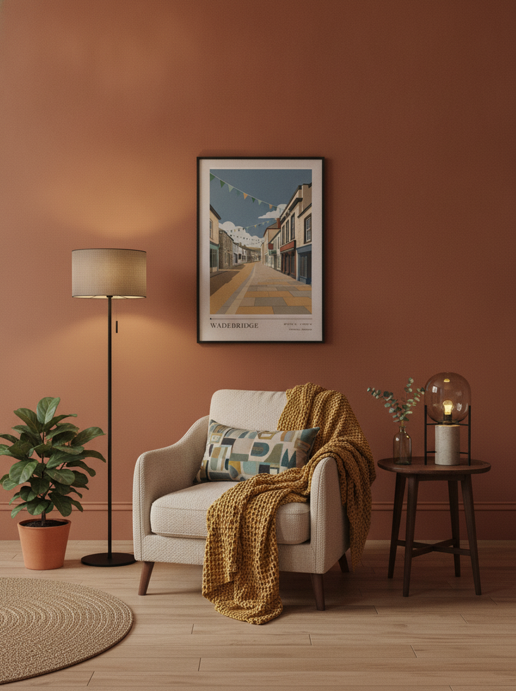 Wadebridge Cornwall England Travel Poster - Lifestyle