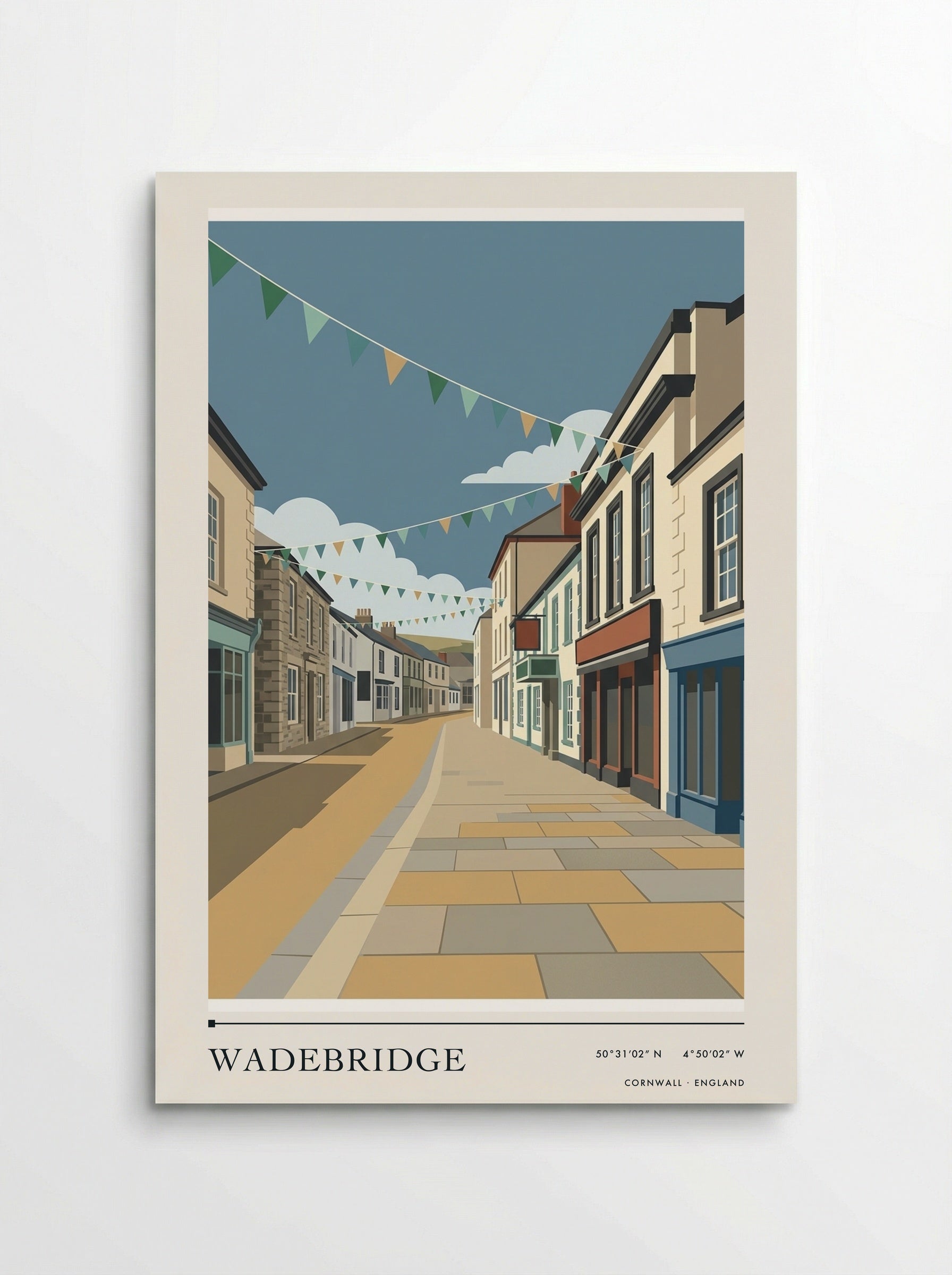 Wadebridge Cornwall England Travel Poster - Poster