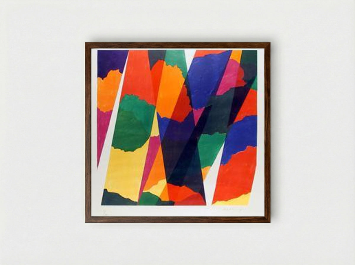 Wait (Untitled XIX) - Solis Prints - Framed Print Dark Wood