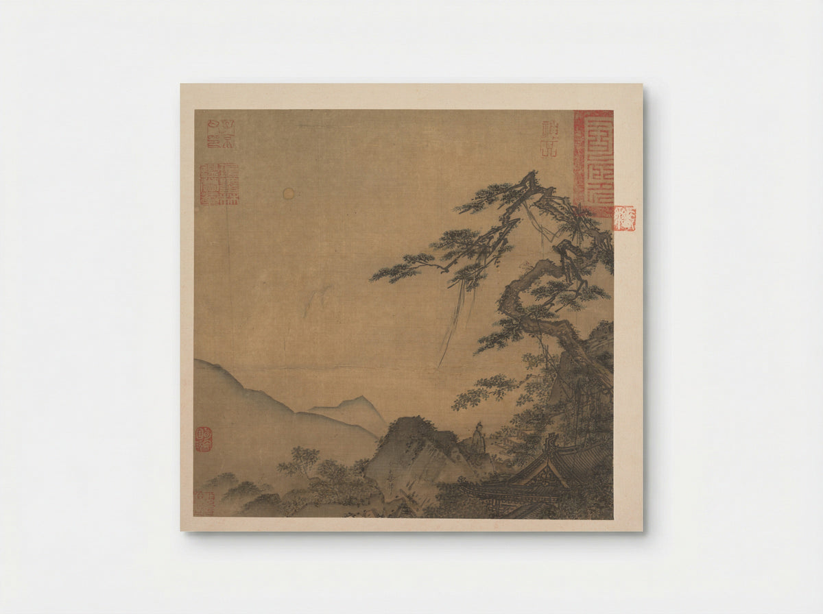 Waiting for Guests by Candlelight - Ma Lin - Poster