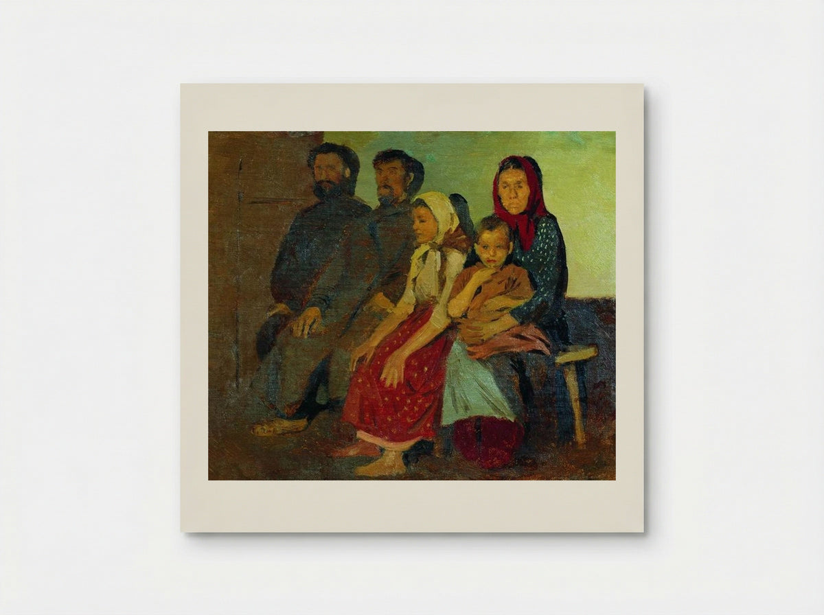 Waiting for Newlyweds from the Wedding in the Novgorod Province - Andrei Ryabushkin - Poster