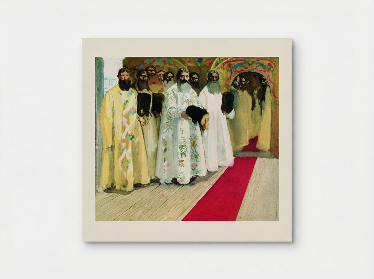 Waiting for the Tzar - Andrei Ryabushkin - Poster