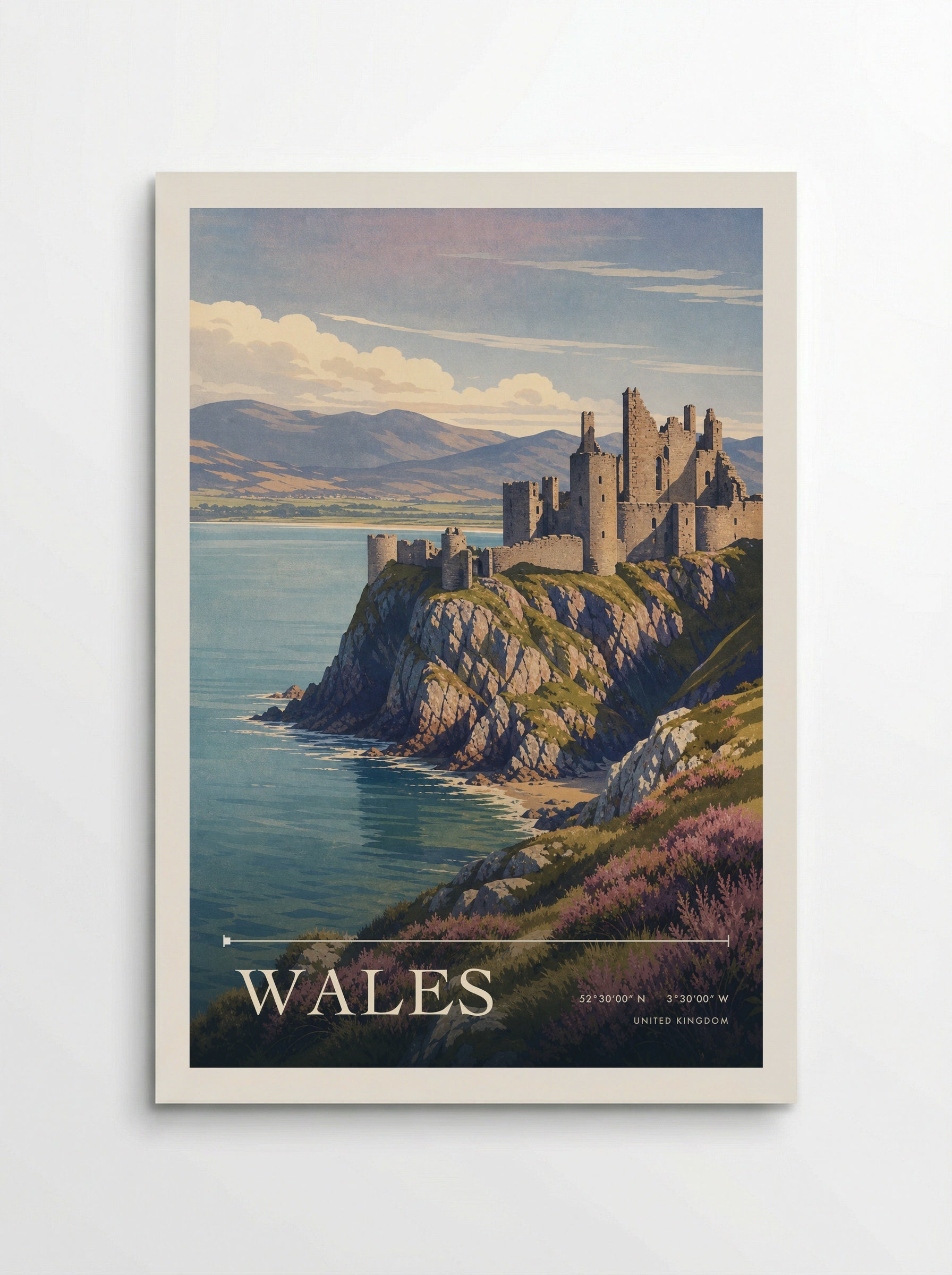 Wales United Kingdom Travel Poster - Poster
