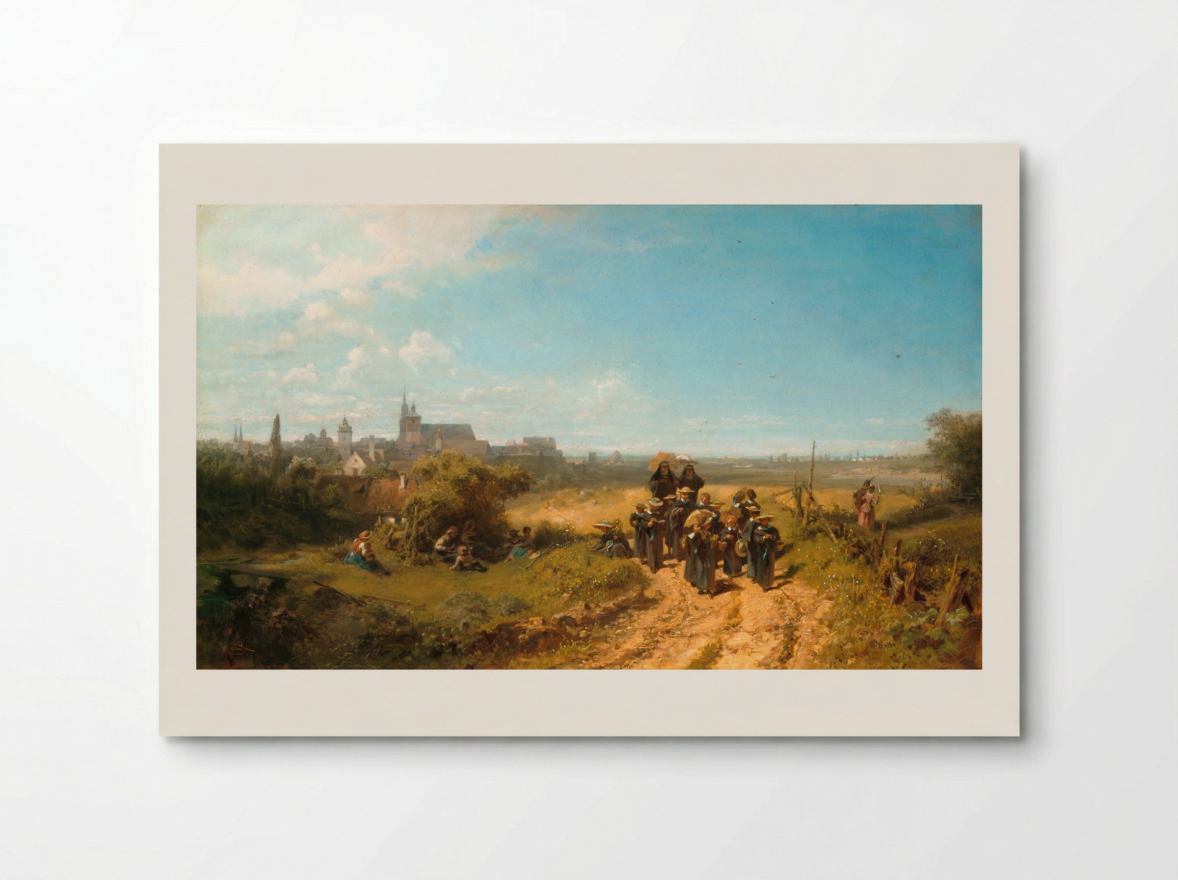 Walk With the Institute - Carl Spitzweg - Poster
