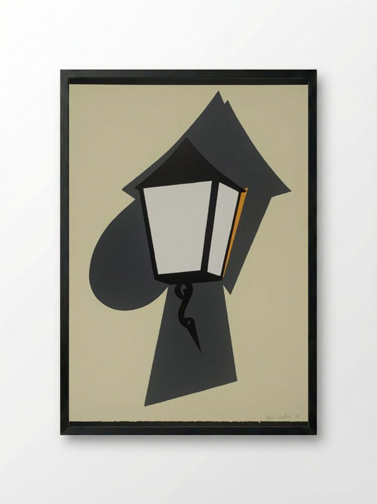 Wall Lamp - Patrick Caulfield - Framed Print Black