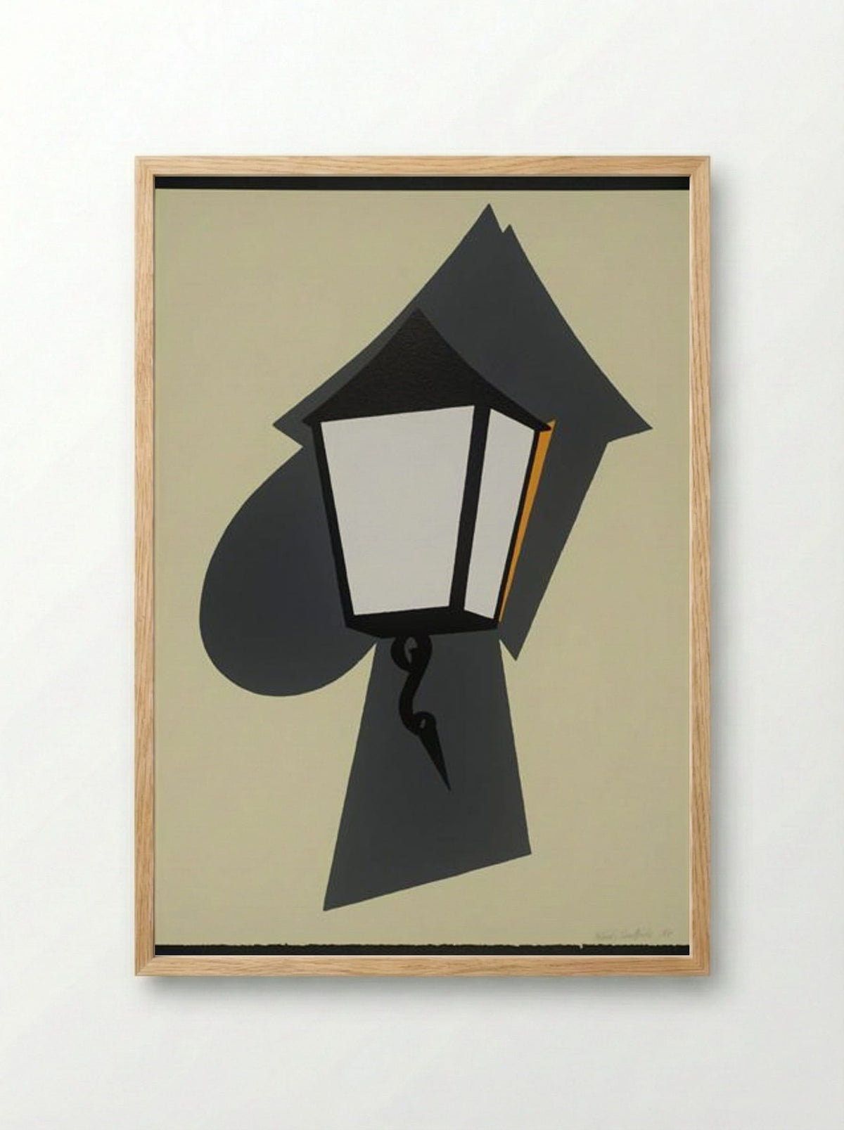 Wall Lamp - Patrick Caulfield - Framed Print Wood