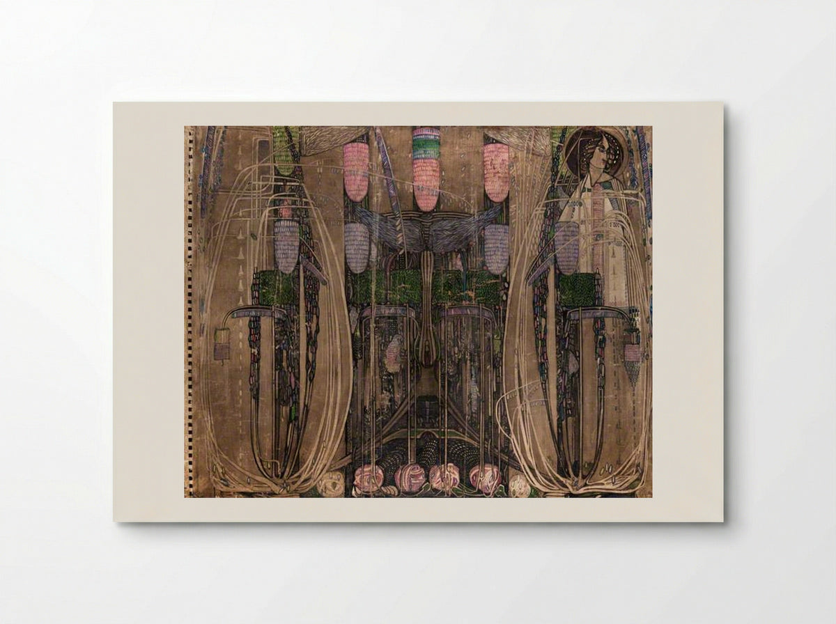 Wall Panel for the Dug-Out - Charles Rennie Mackintosh - Poster