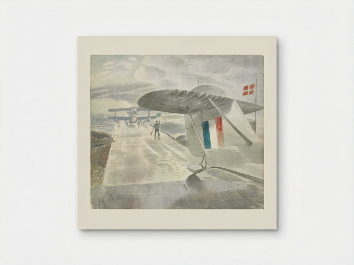 Walrus Aircraft on the Slipway - Eric Ravilious - Poster