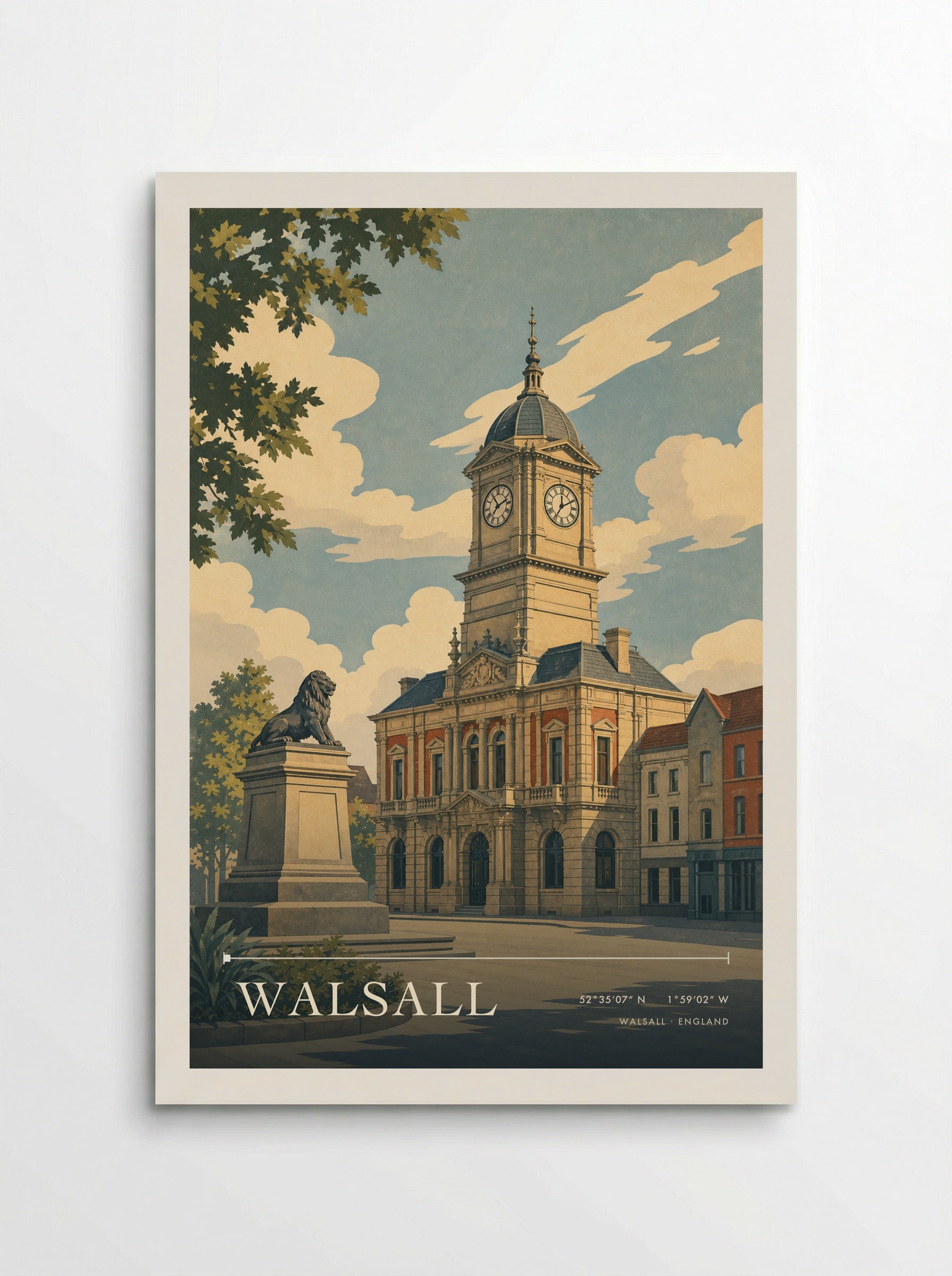 Walsall England Travel Poster - Poster