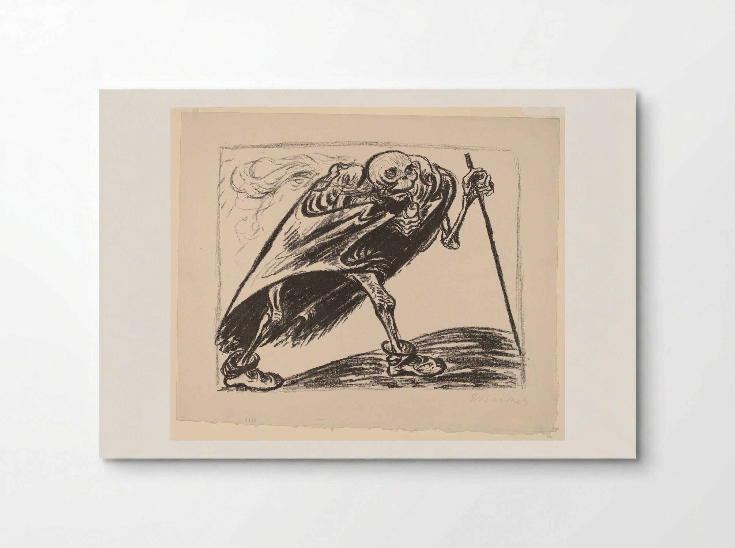 Wandering Death - Ernst Barlach - Poster