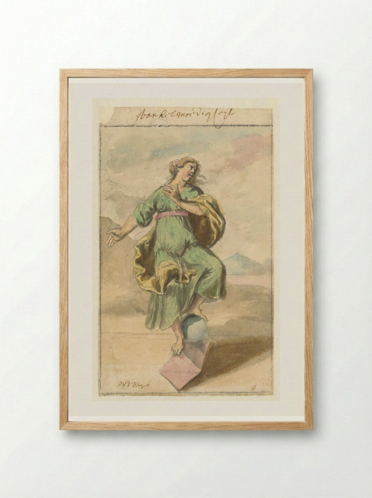 Wankelmoedigheid - Pieter van den Berge - Framed Print Wood