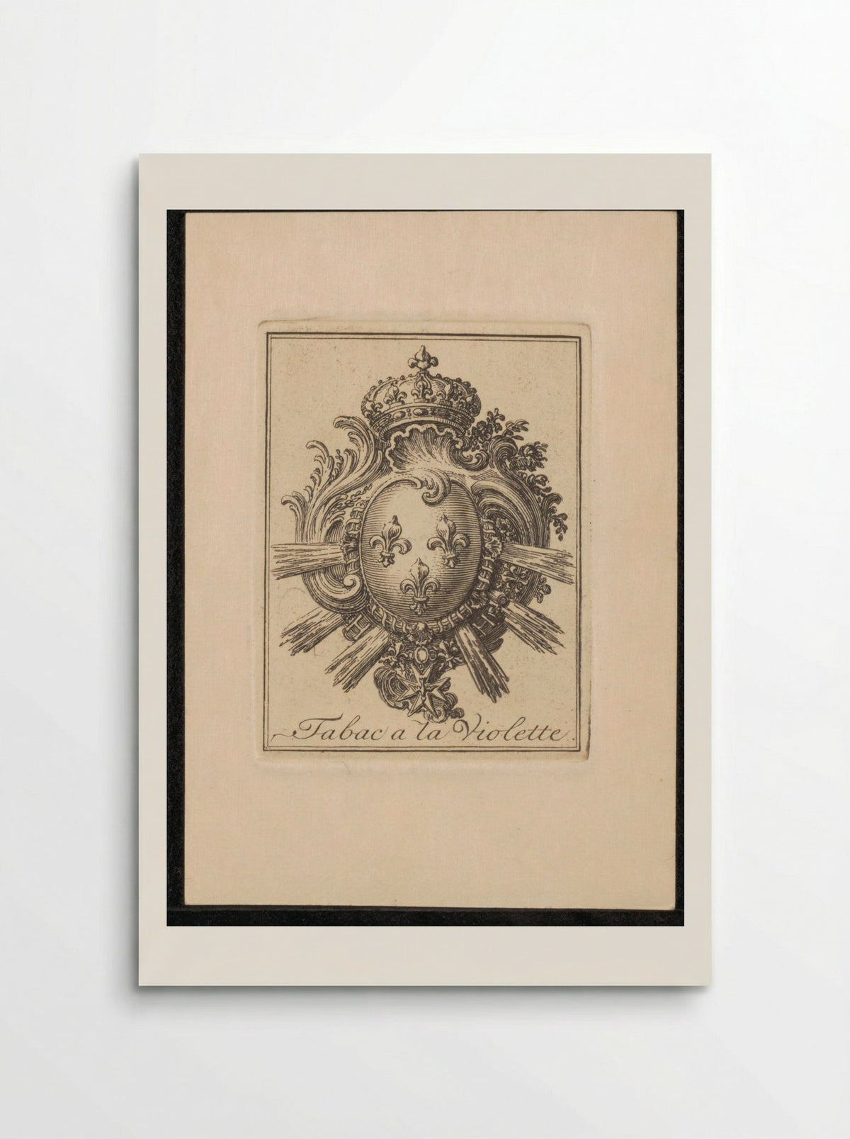 Wapen met fleur de lys (Tabac a la Violette) - Jean Bernard - Poster