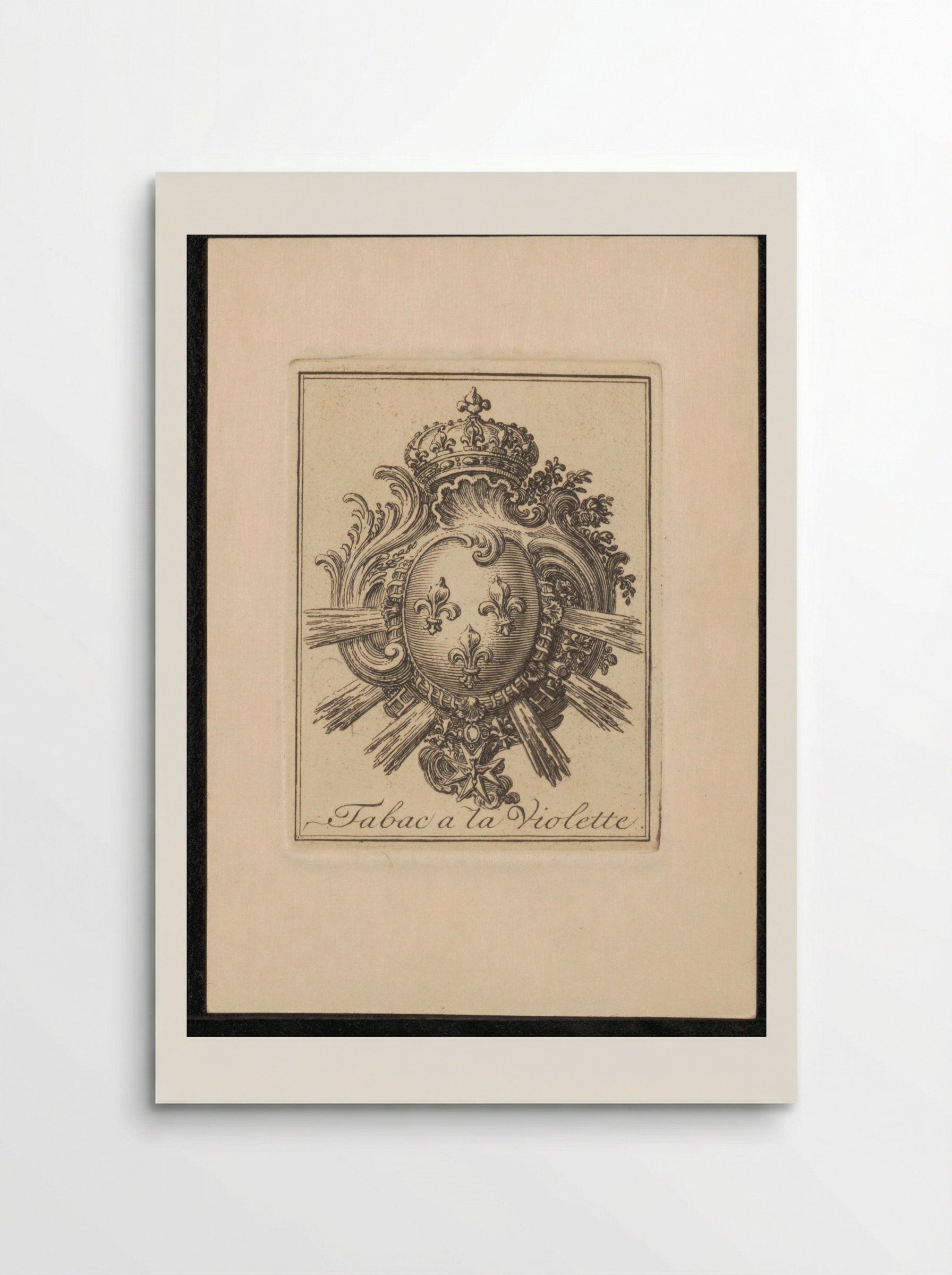 Wapen met fleur de lys (Tabac a la Violette) - Jean Bernard - Poster