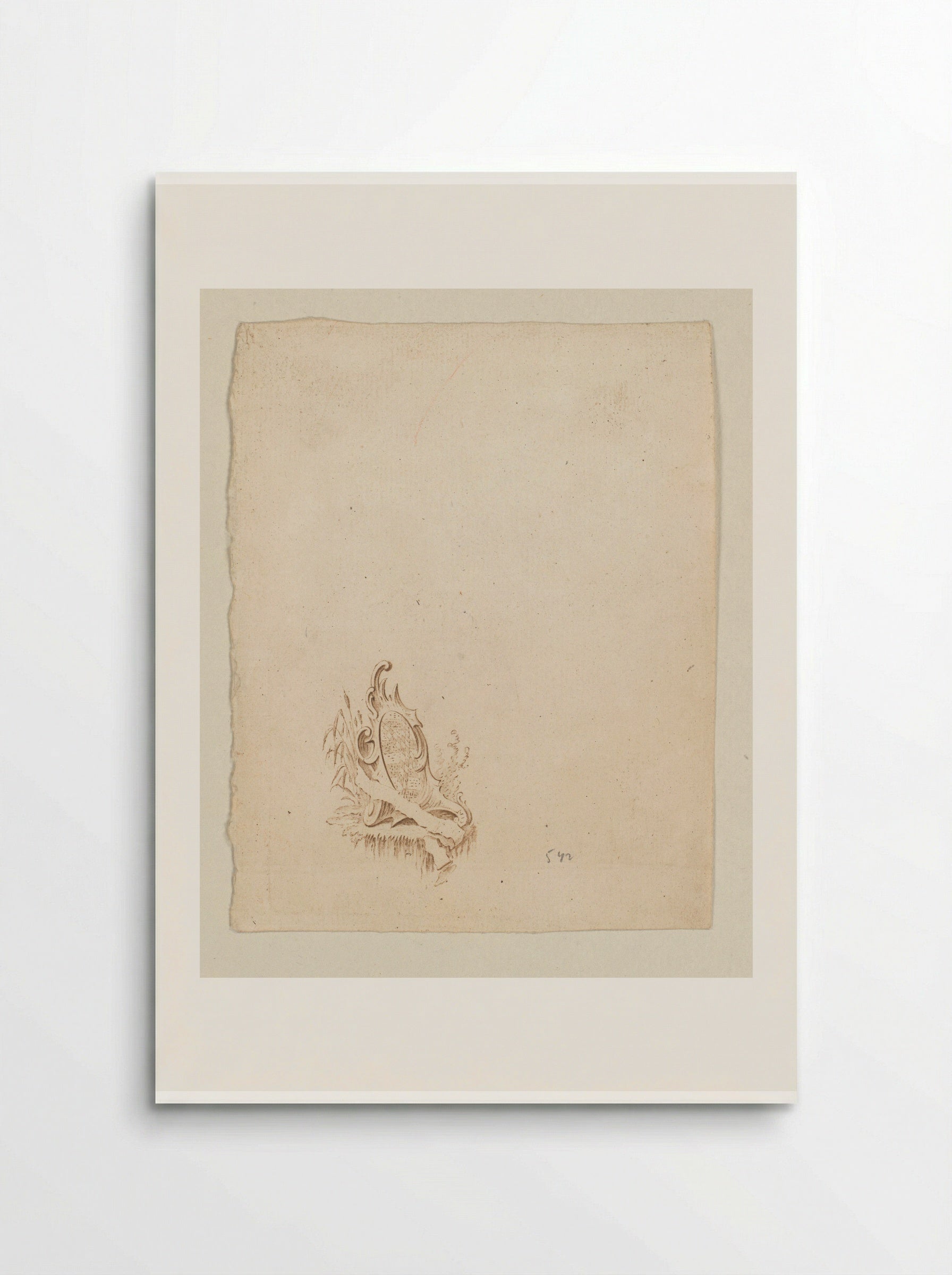 Wapenmerk (Heraldic Cartouche) - Cornelis Ploos van Amstel - Poster