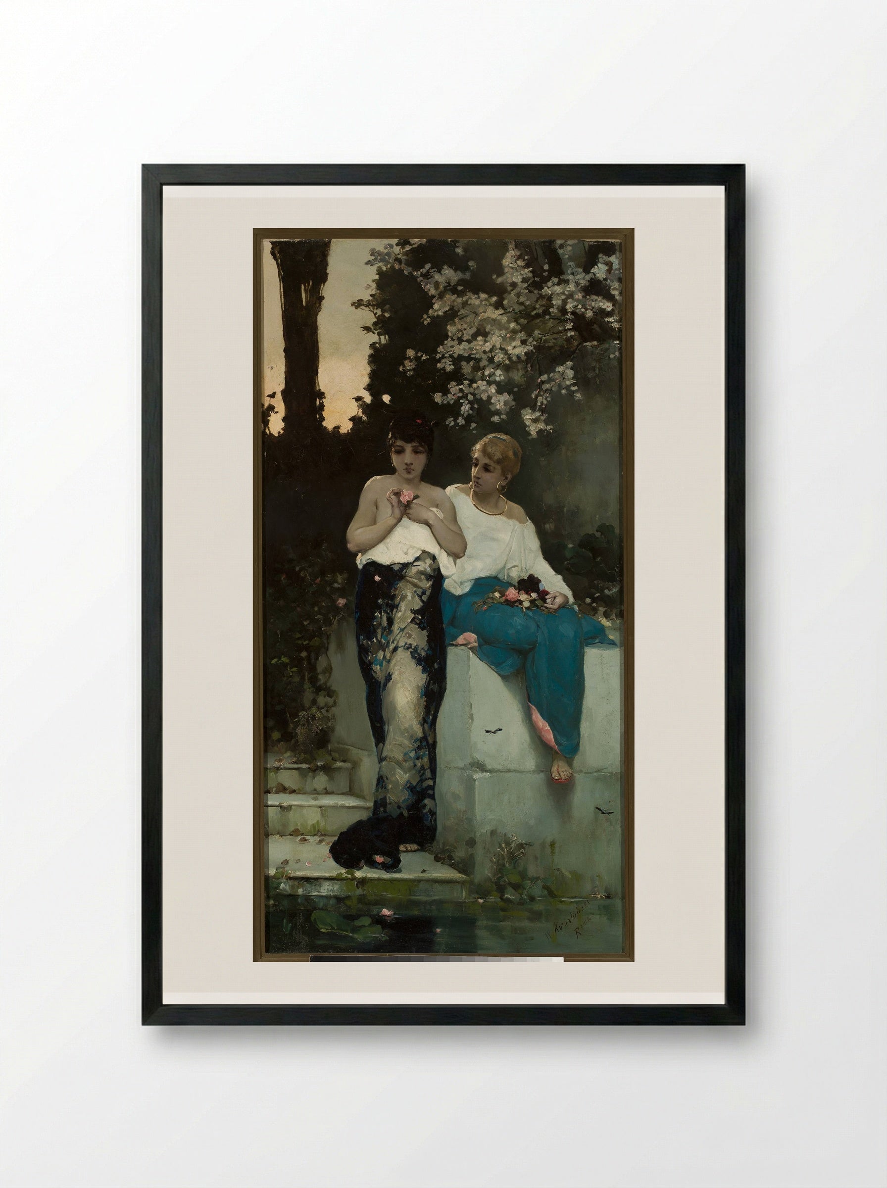 War - Wilhelm Kotarbiński - Framed Print Black