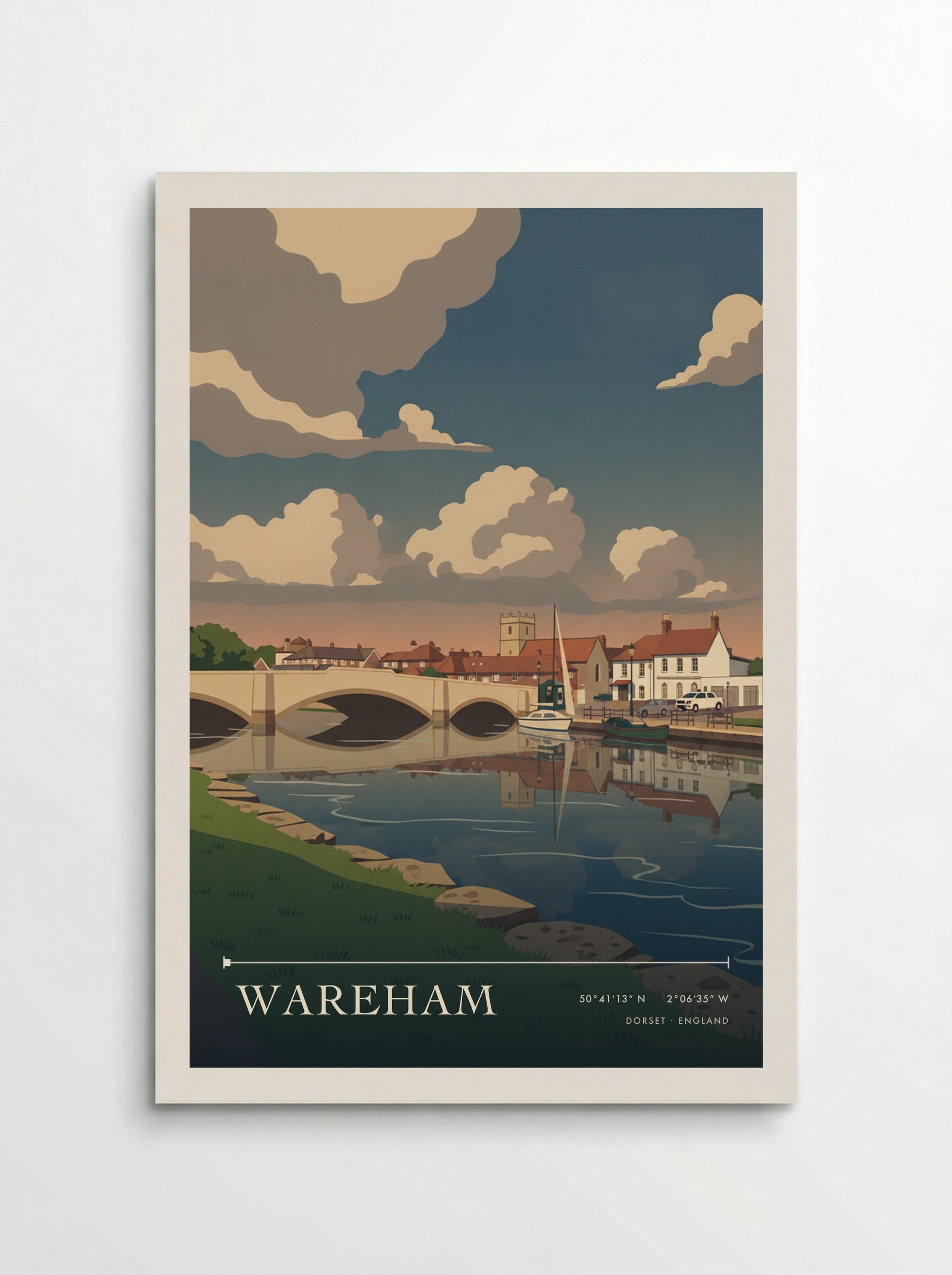Wareham Dorset England Travel Poster - Poster