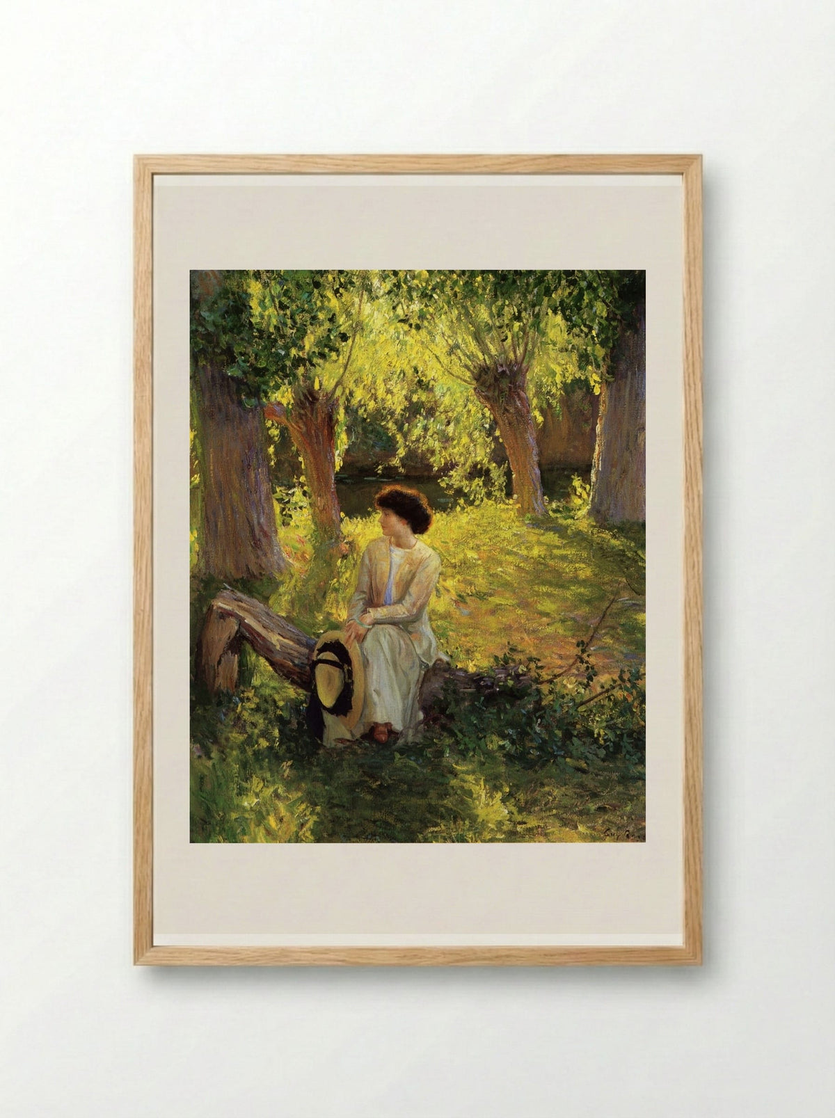Warm Afternoon - Guy Rose - Framed Print Wood