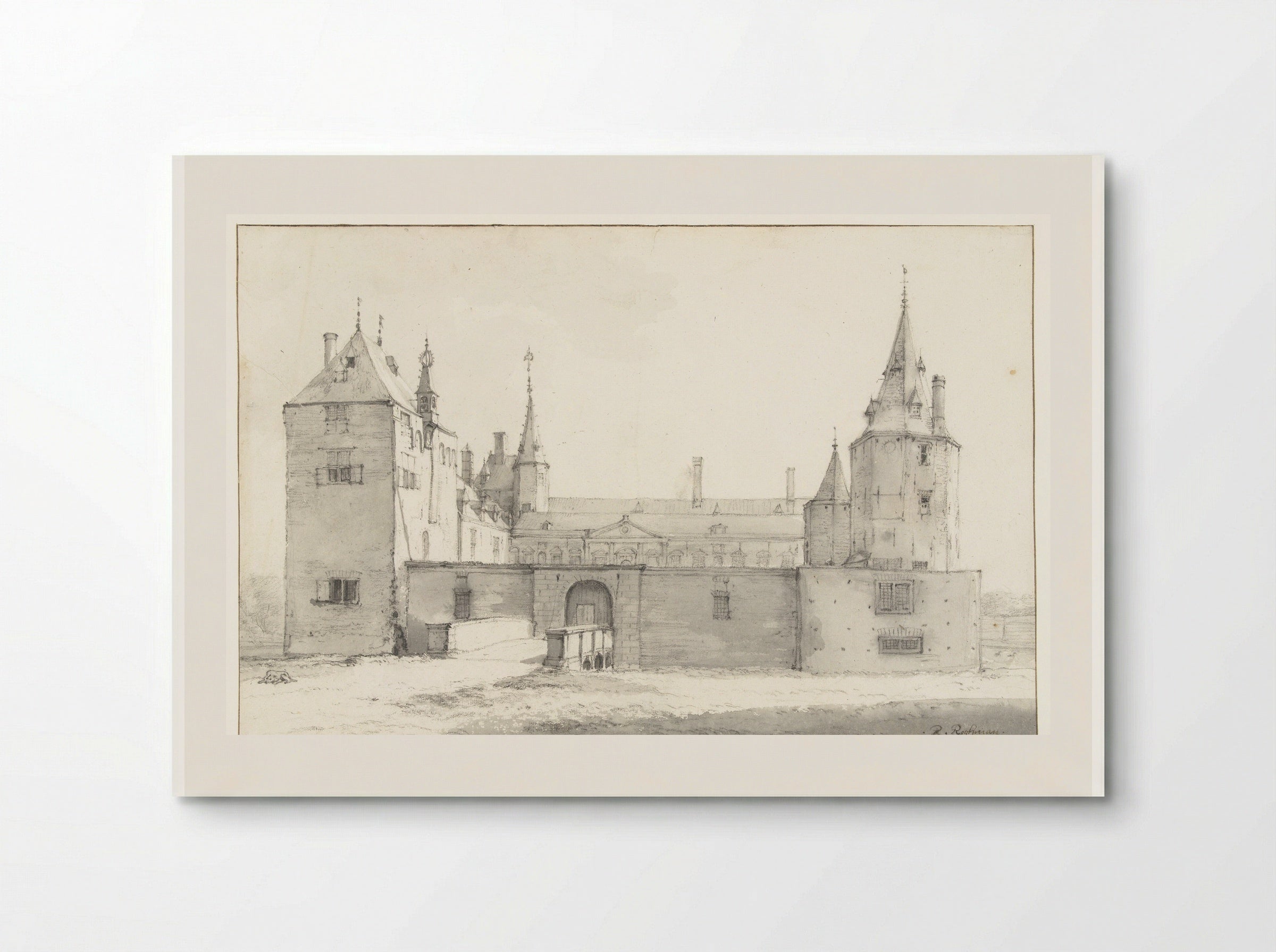 Warmond Castle - Roelant Roghman - Poster