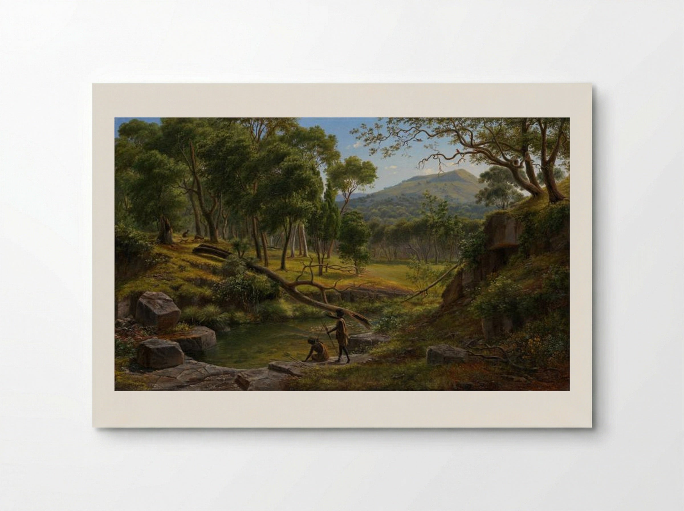 Warrenheip Hills near Ballarat - Eugene von Guerard - Poster