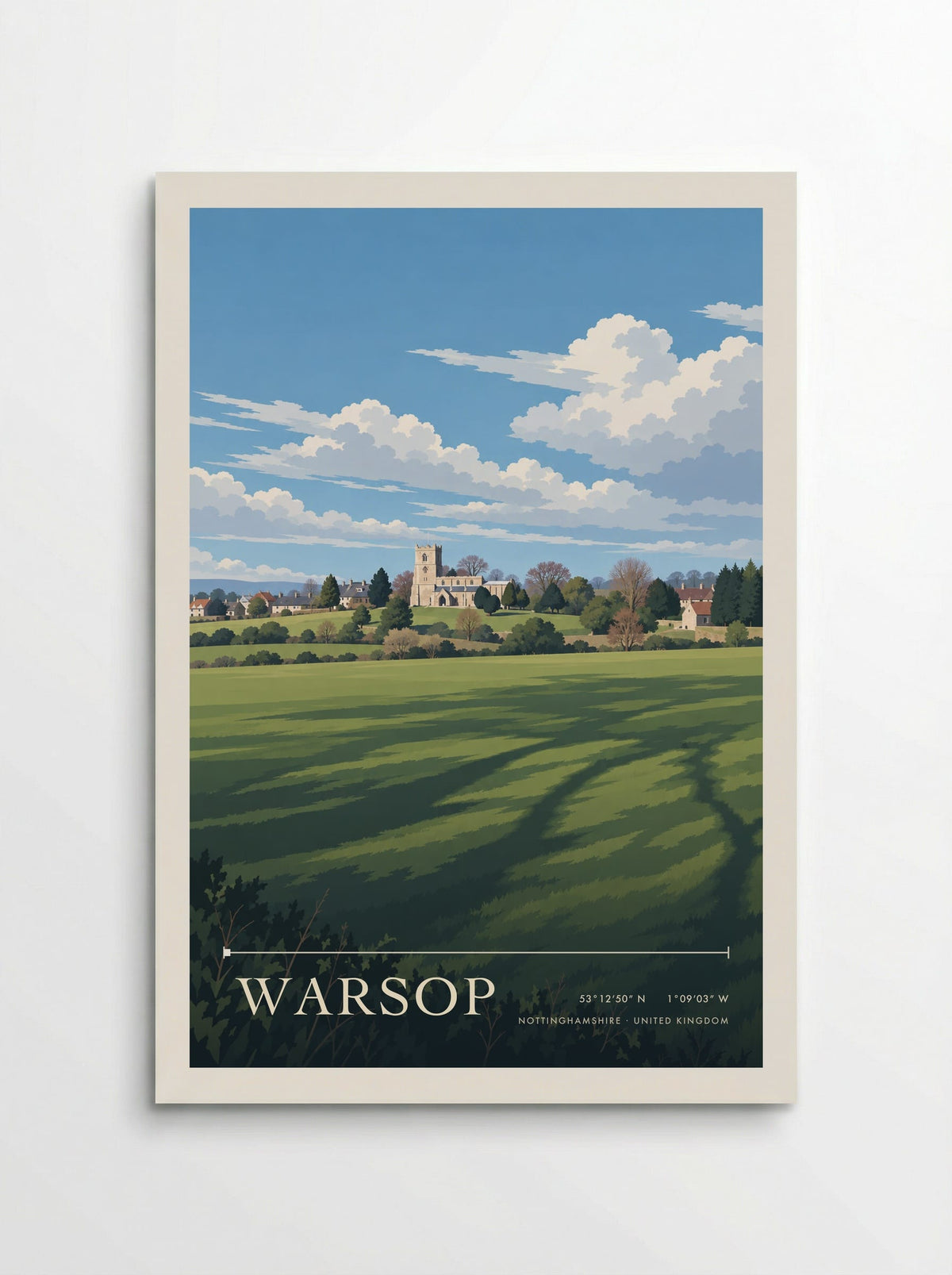 Warsop, Nottinghamshire | Travel Poster - Poster
