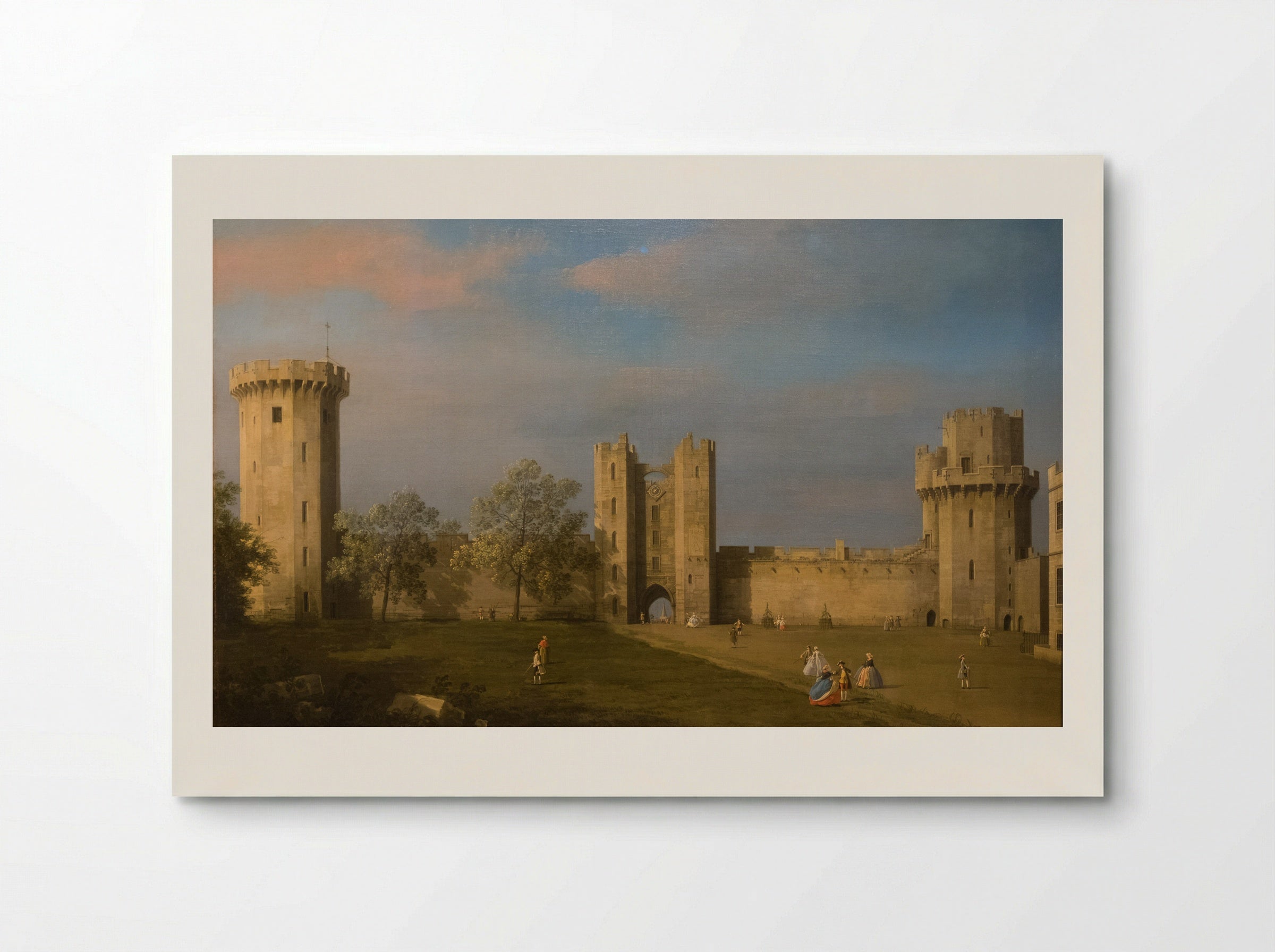Warwick Castle: the East Front - Canaletto - Poster
