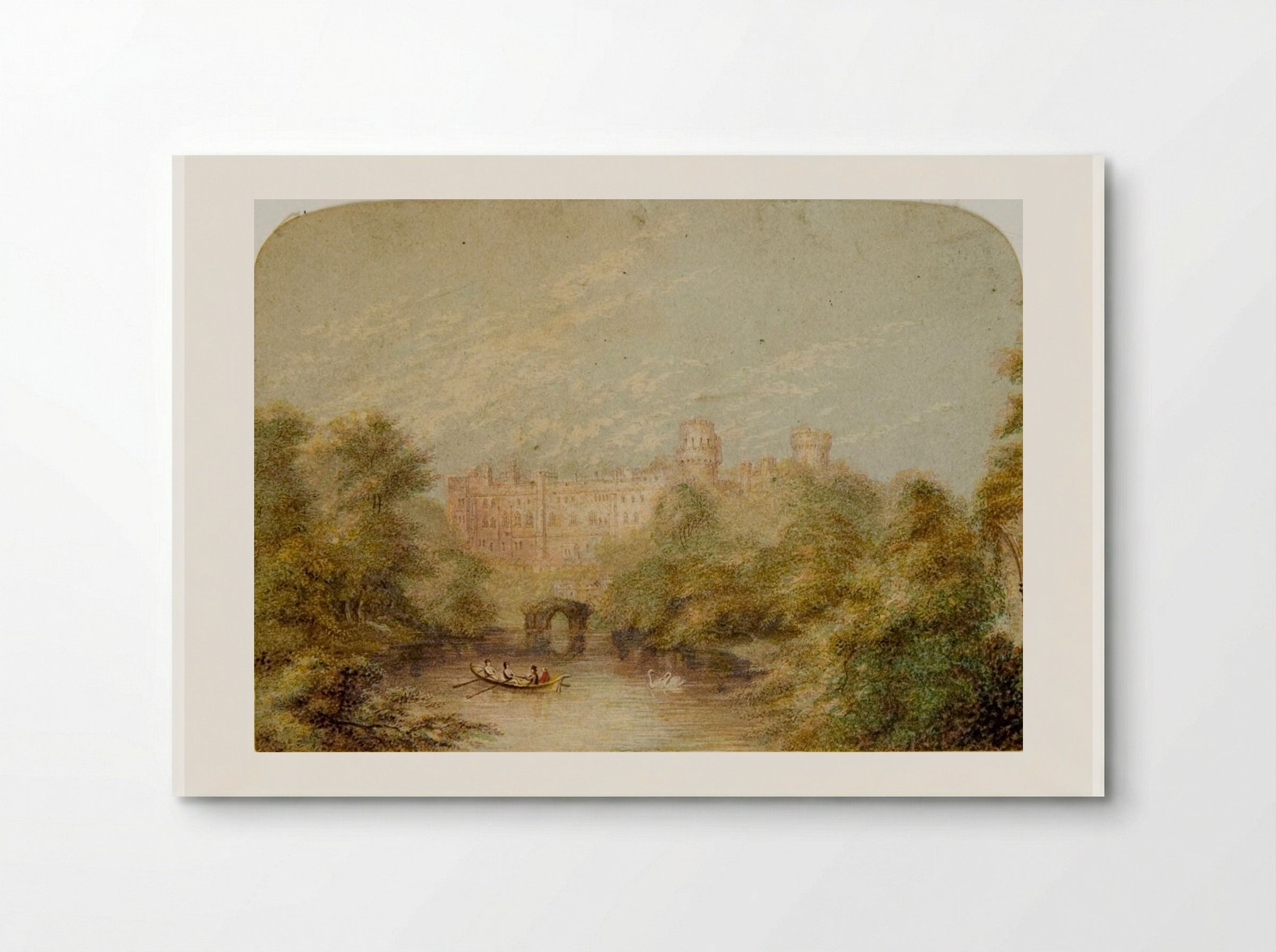 Warwick Castle - George Baxter - Poster