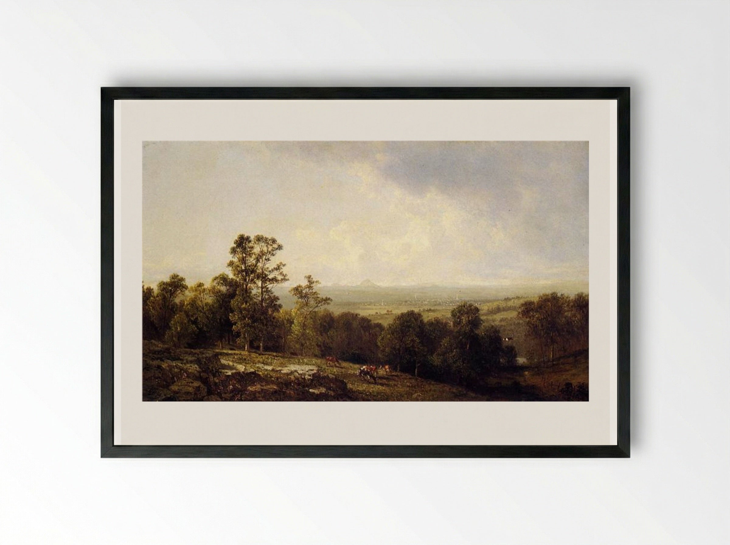 Warwick, Orange County, New York - David Johnson - Framed Print Black