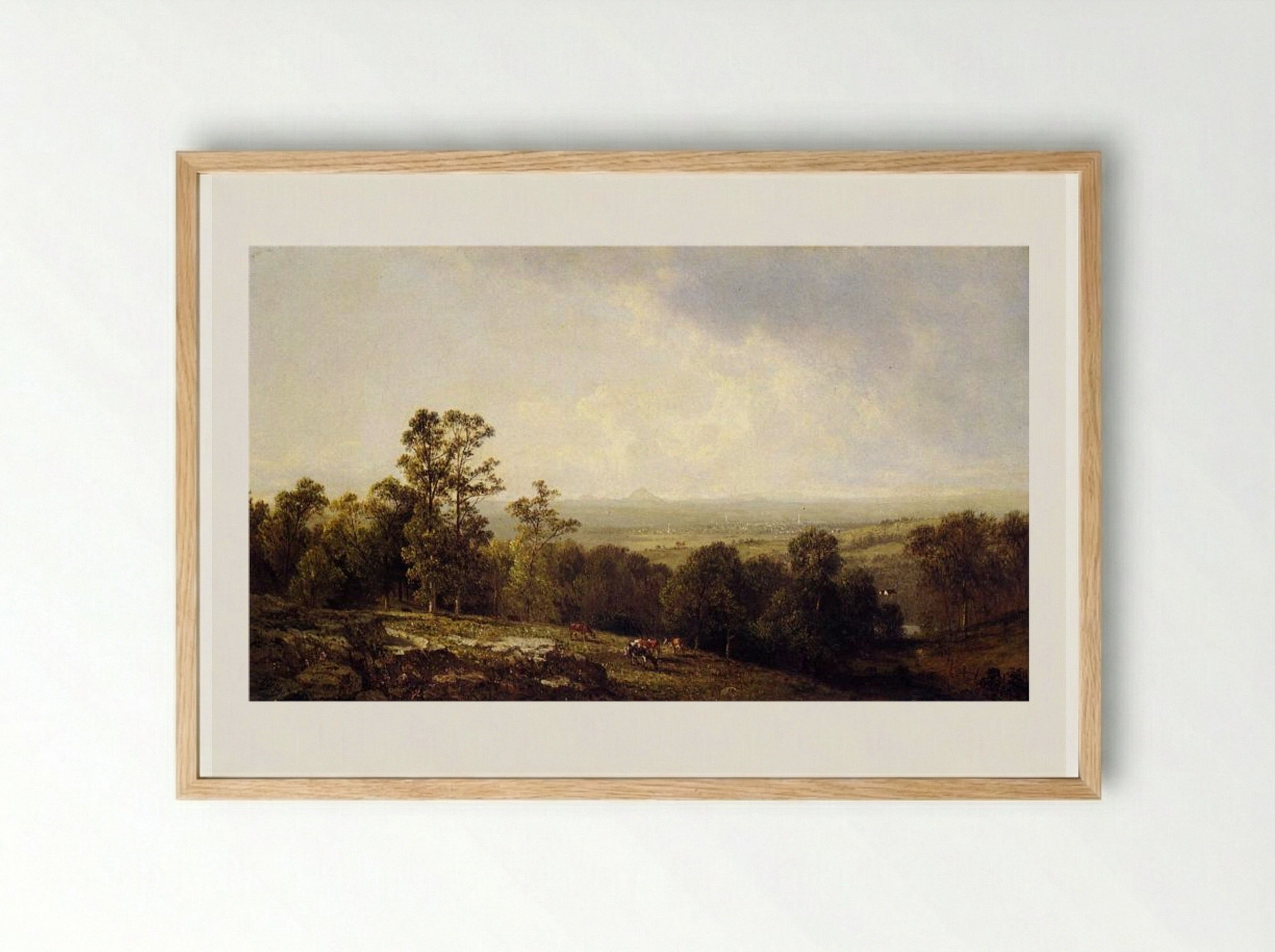 Warwick, Orange County, New York - David Johnson - Framed Print Wood