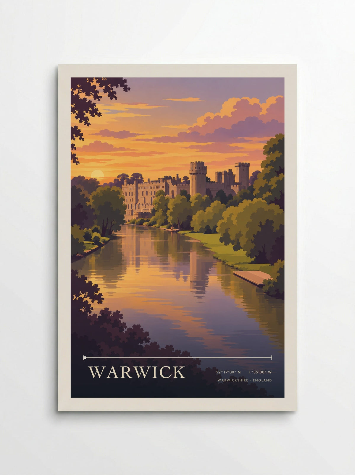 Warwick, Warwickshire | Travel Poster - Poster