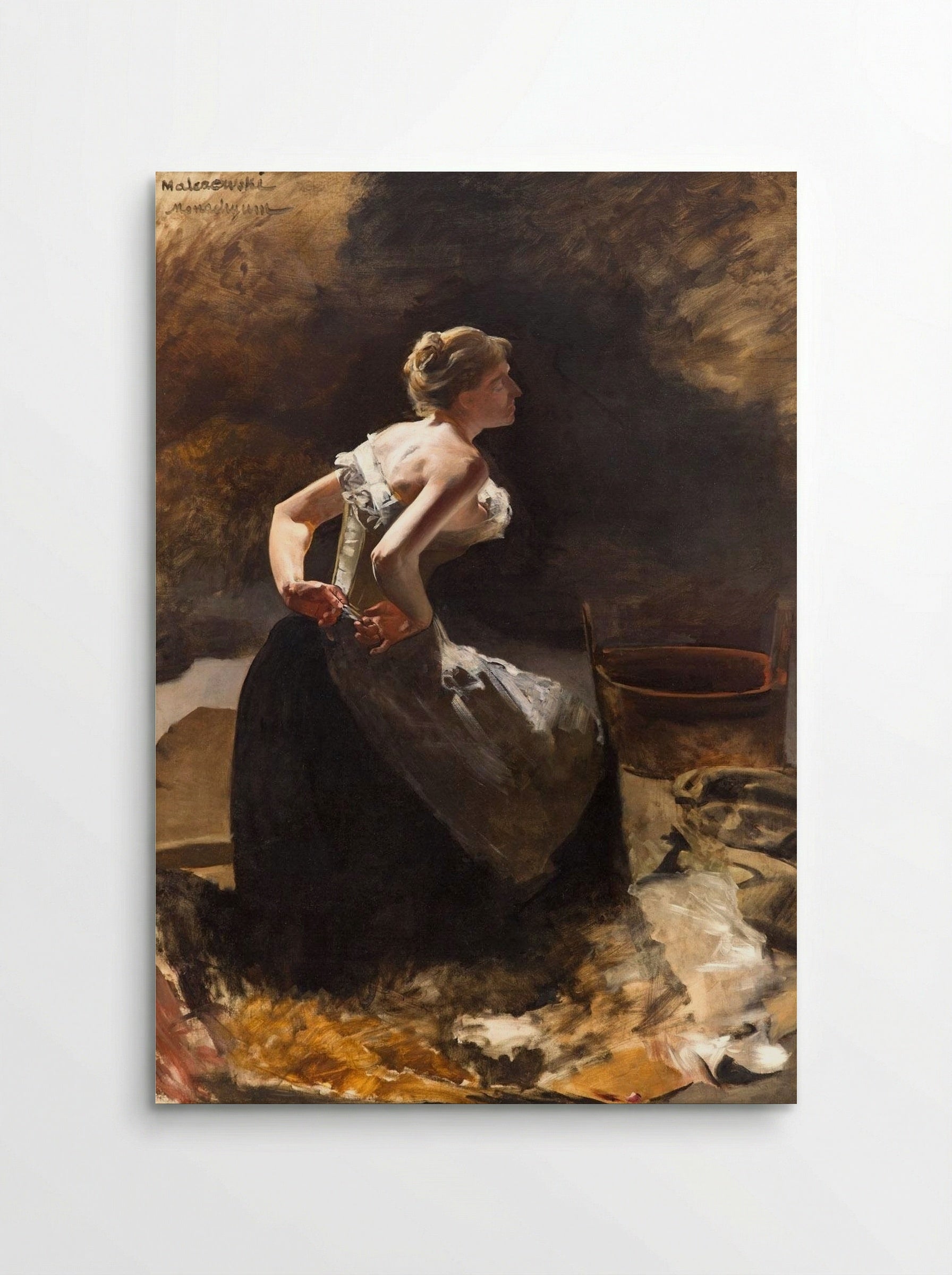 Washing of Feet - Jacek Malczewski - Poster
