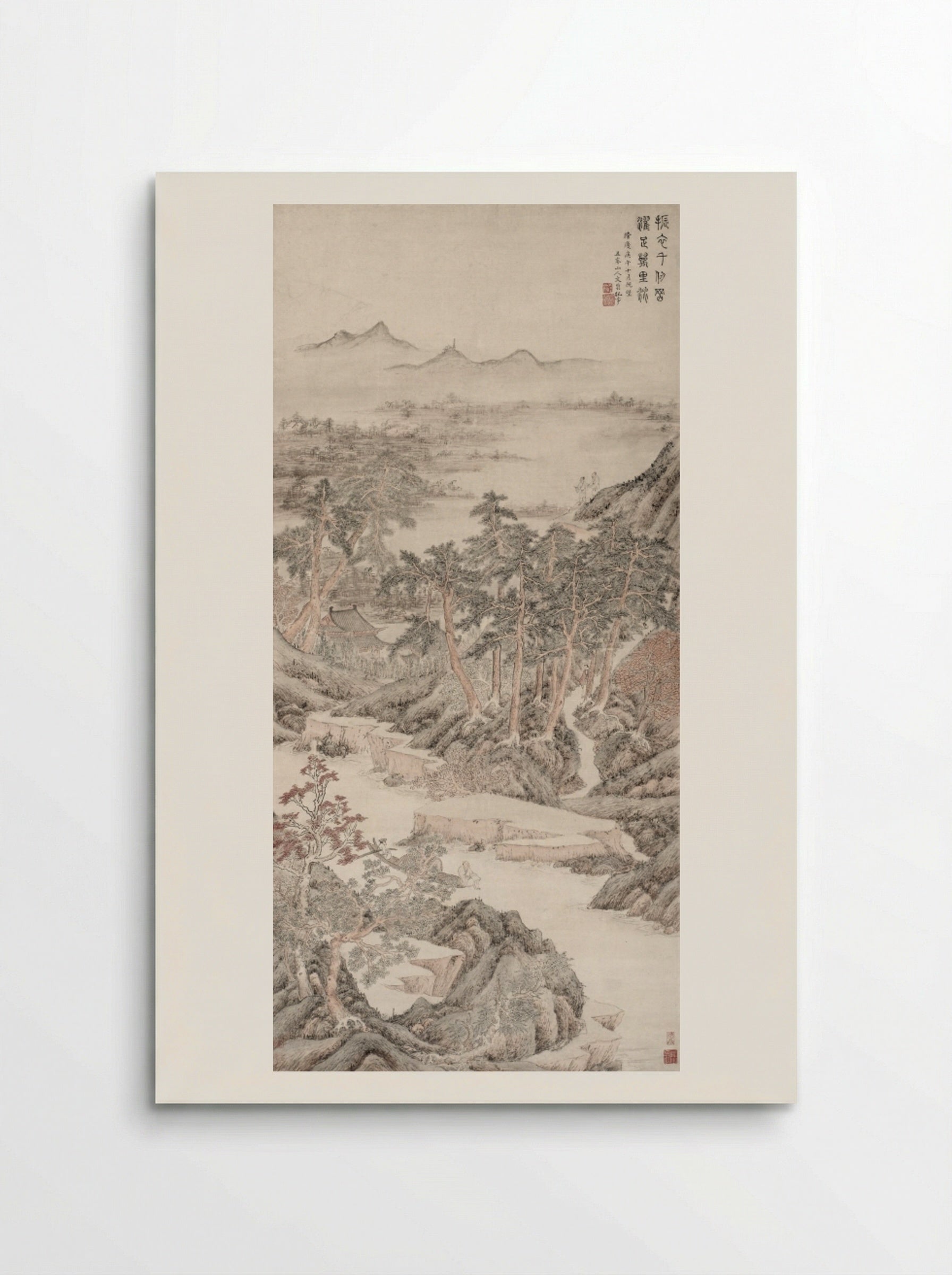 Washing the Feet (from the Dusty World) - Wen Boren - Poster