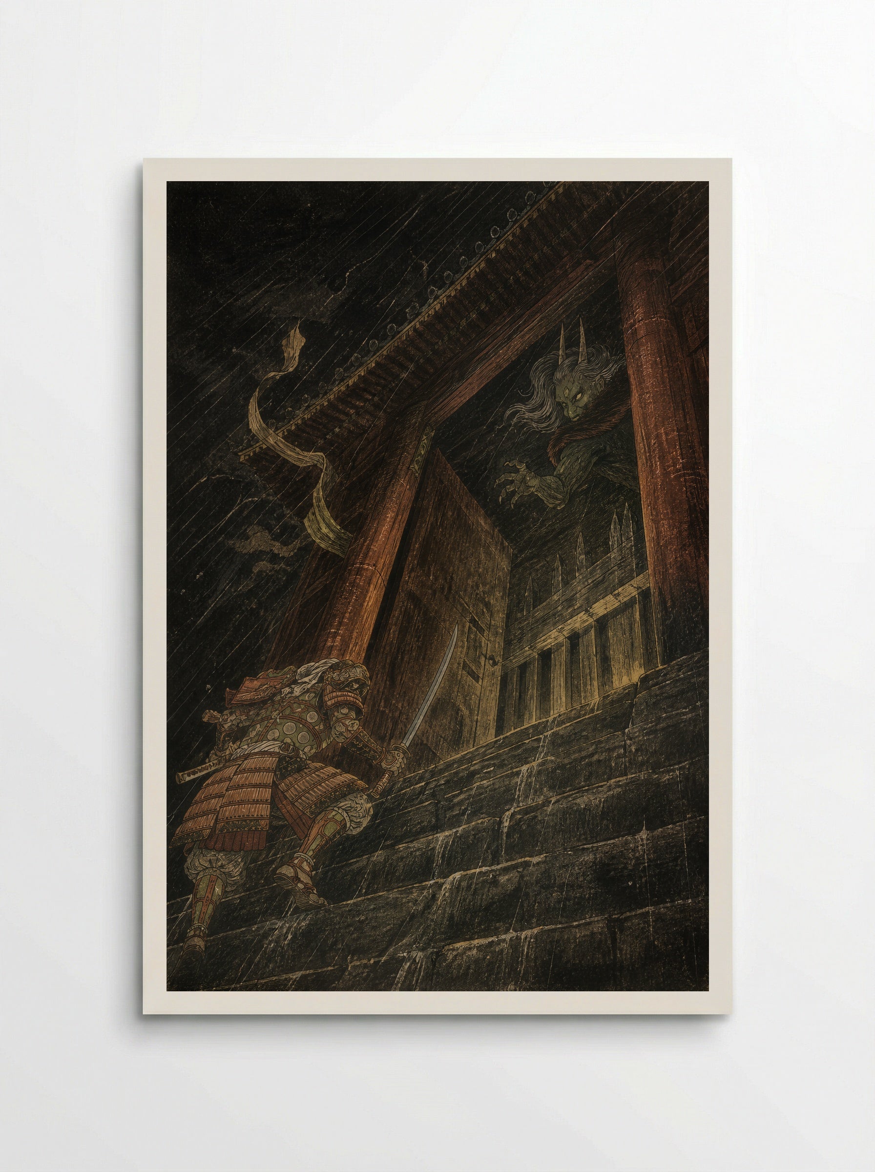 Watanabe no Tsuna at Rashomon: The Storm Gate - Poster