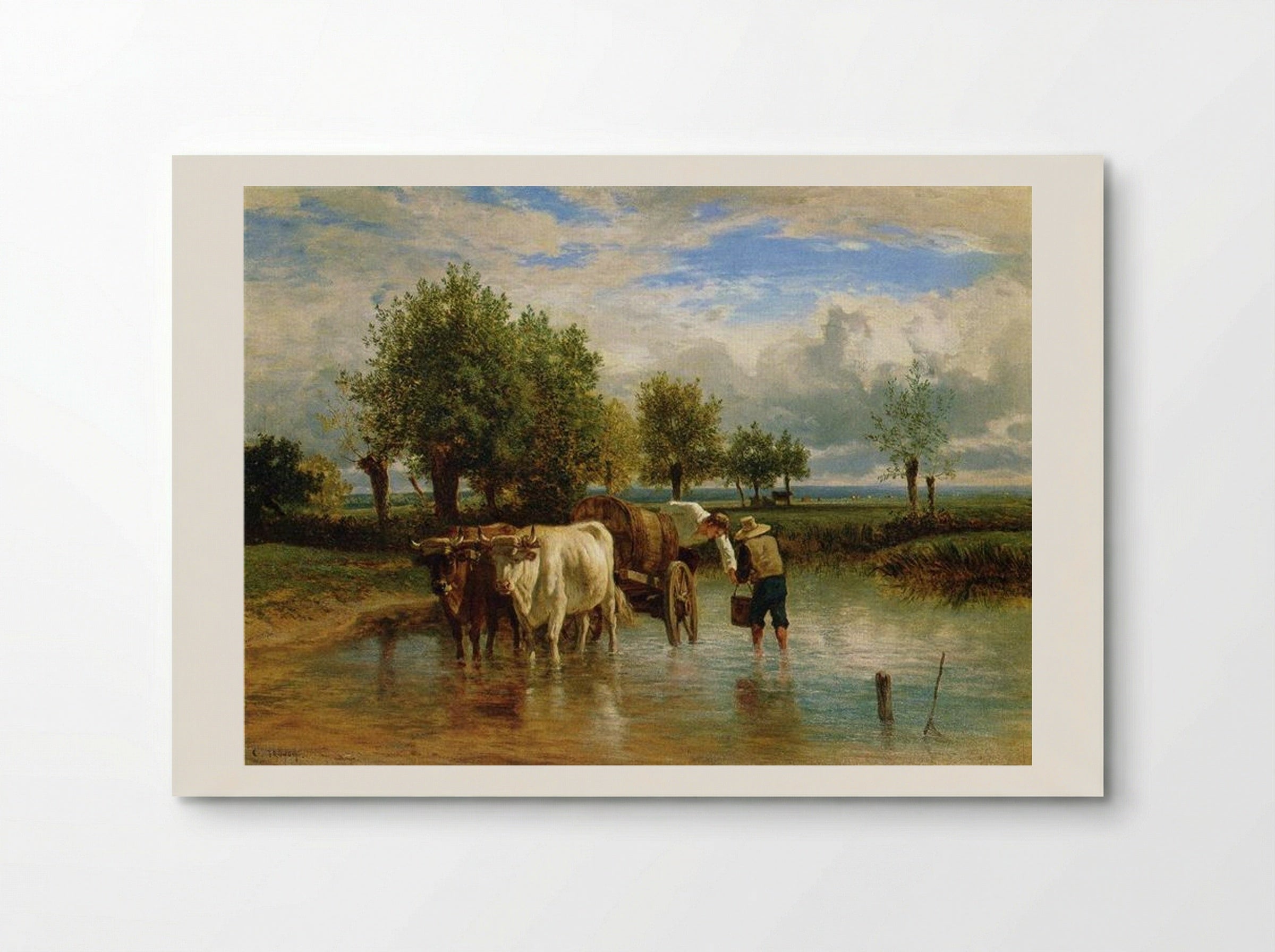 Water Carriers - Constant Troyon - Poster