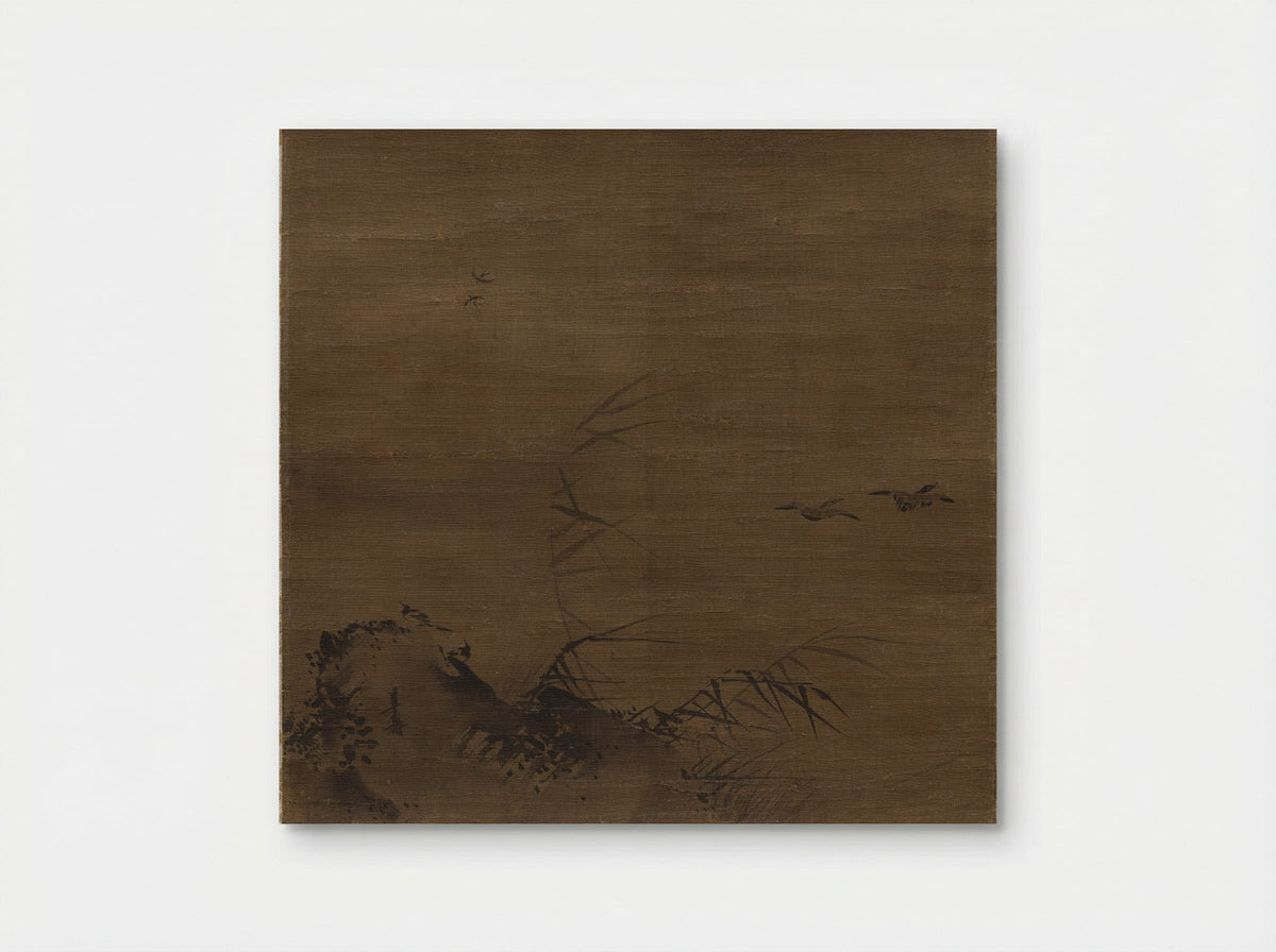Waterfowl and Reeds - Liang Kai - Poster