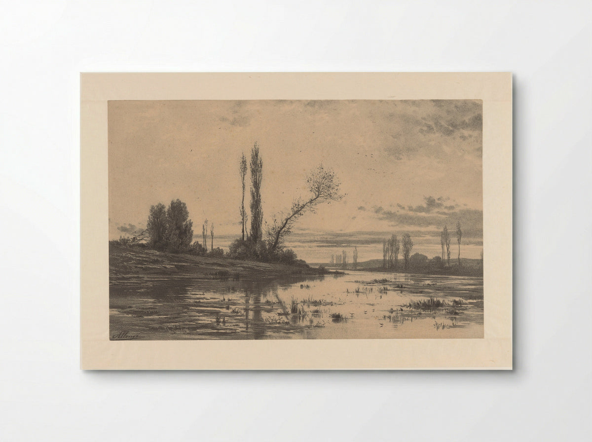 Waterlandschap (River Scene) - Ch. Mercier - Poster