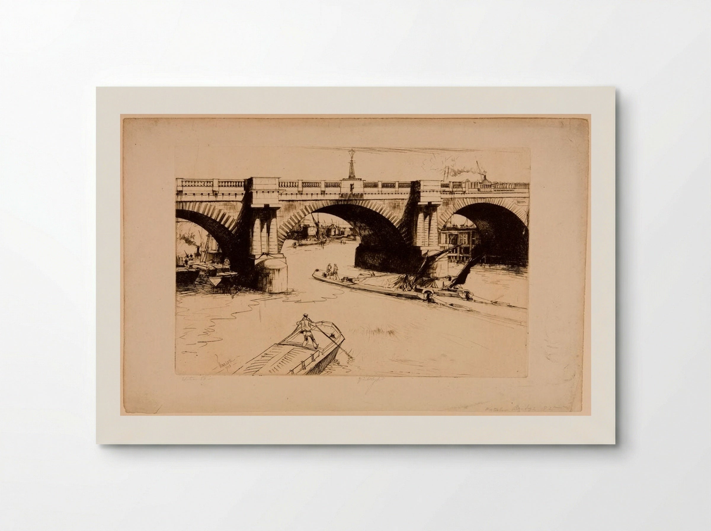 Waterloo Bridge - John W. Winkler - Poster