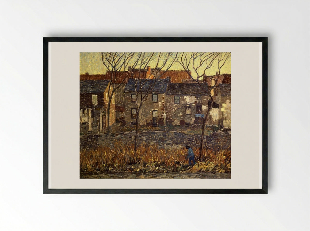 Waterloo Row - Robert Spencer - Framed Print Black