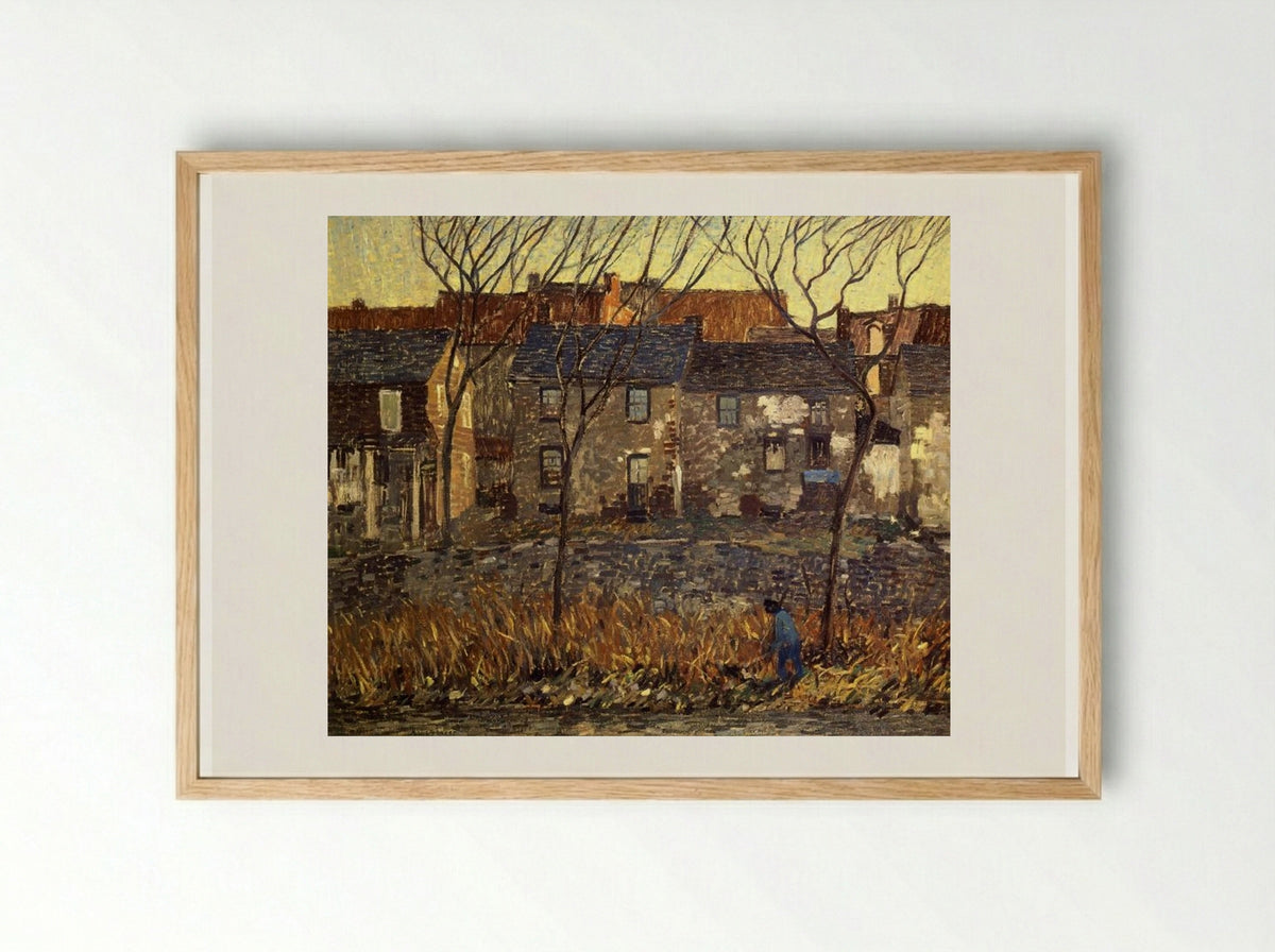 Waterloo Row - Robert Spencer - Framed Print Wood