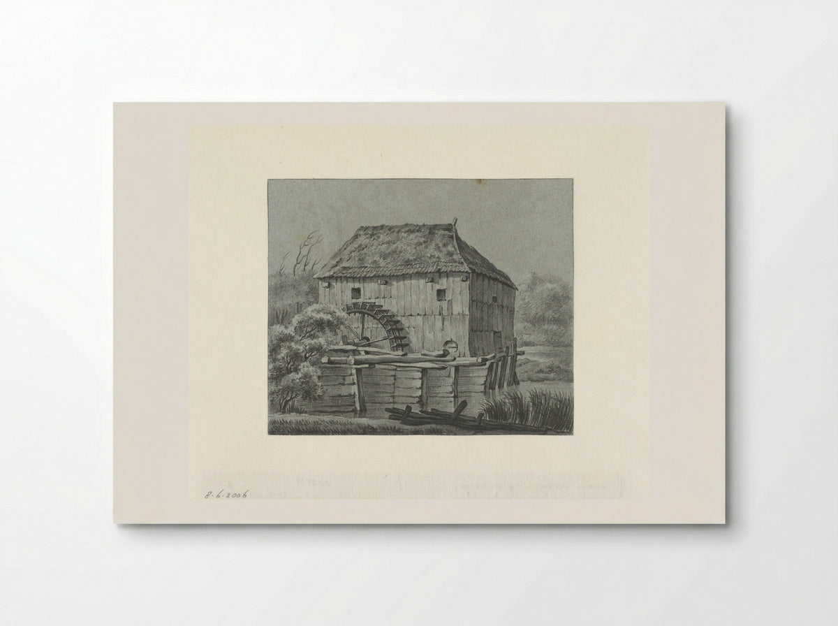 Watermolen Den Haller te Diepenheim - Gerrit Hulseboom - Poster