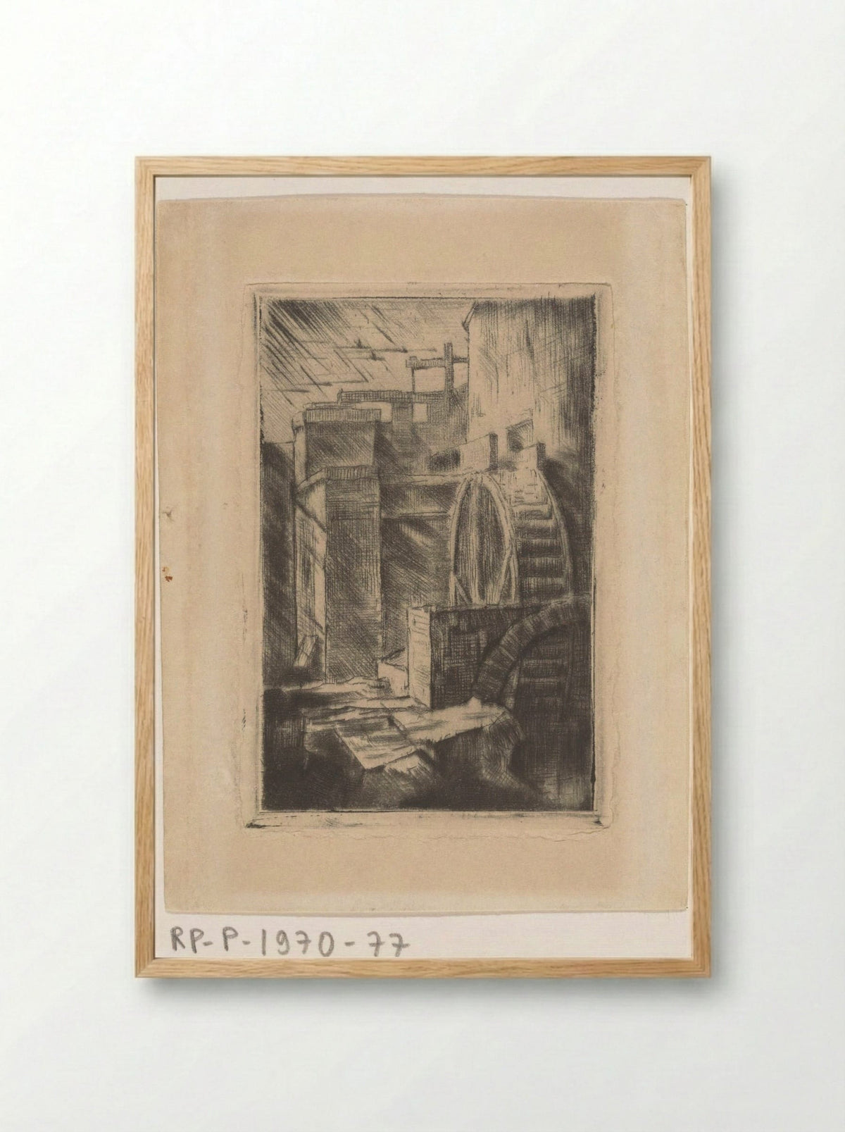 Watermolen - Willem van Konijnenburg - Framed Print Wood