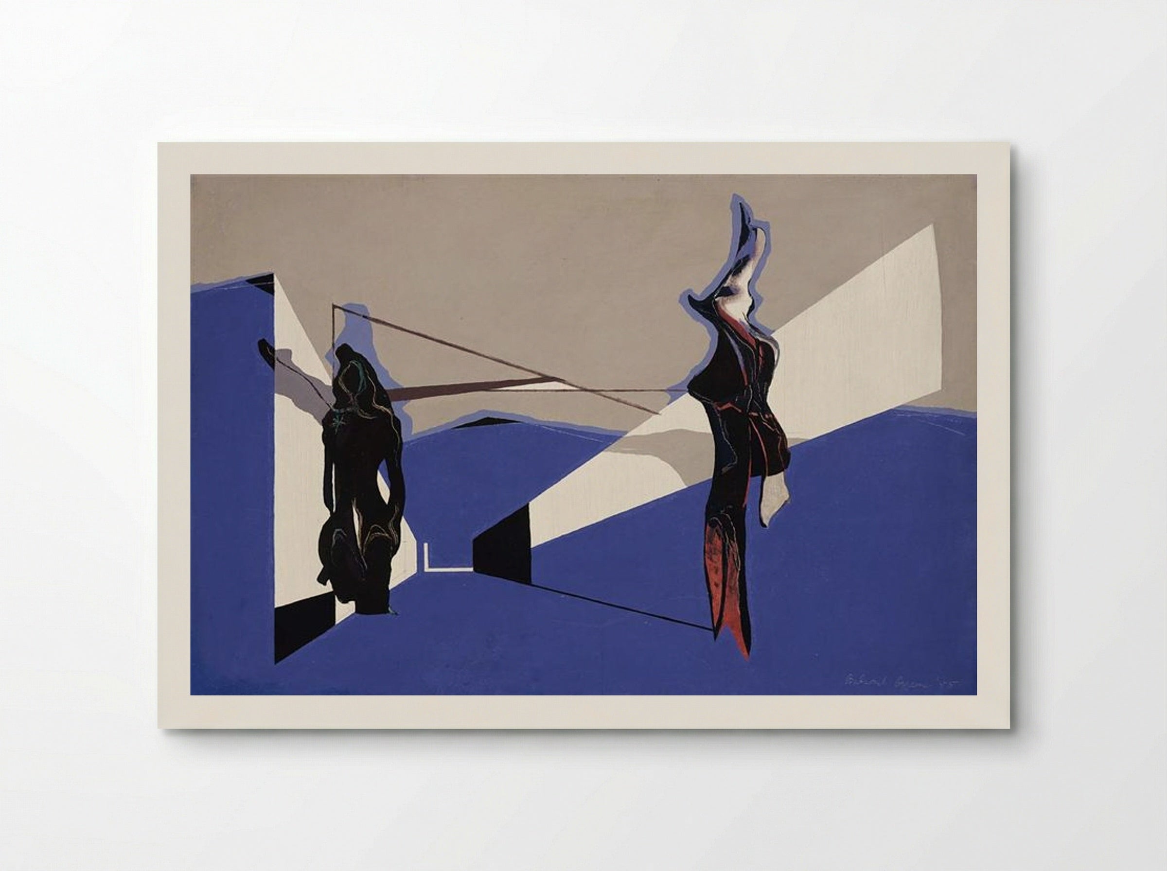 Way Down Blue - Balcomb Greene - Poster