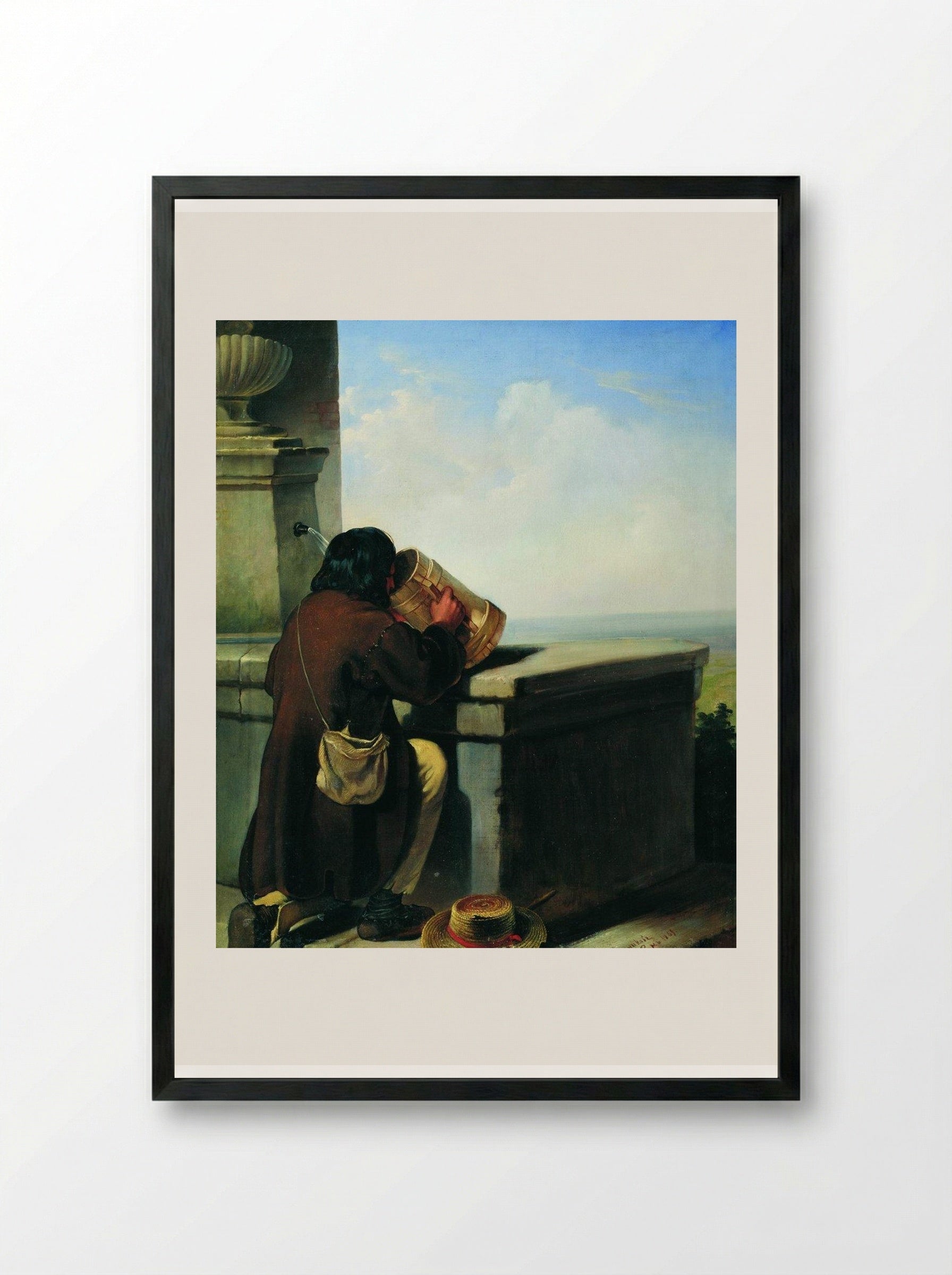 Wayfarer - Fyodor Bronnikov - Framed Print Black