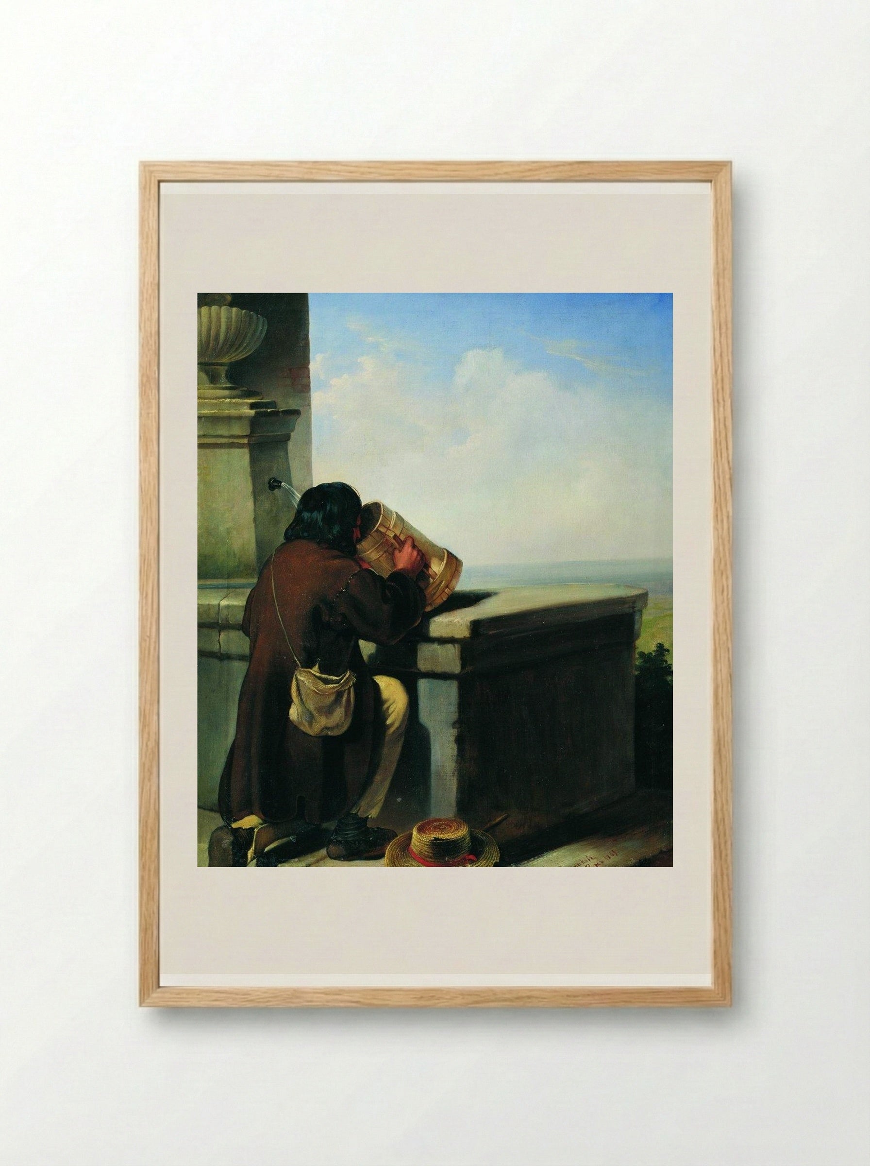 Wayfarer - Fyodor Bronnikov - Framed Print Wood