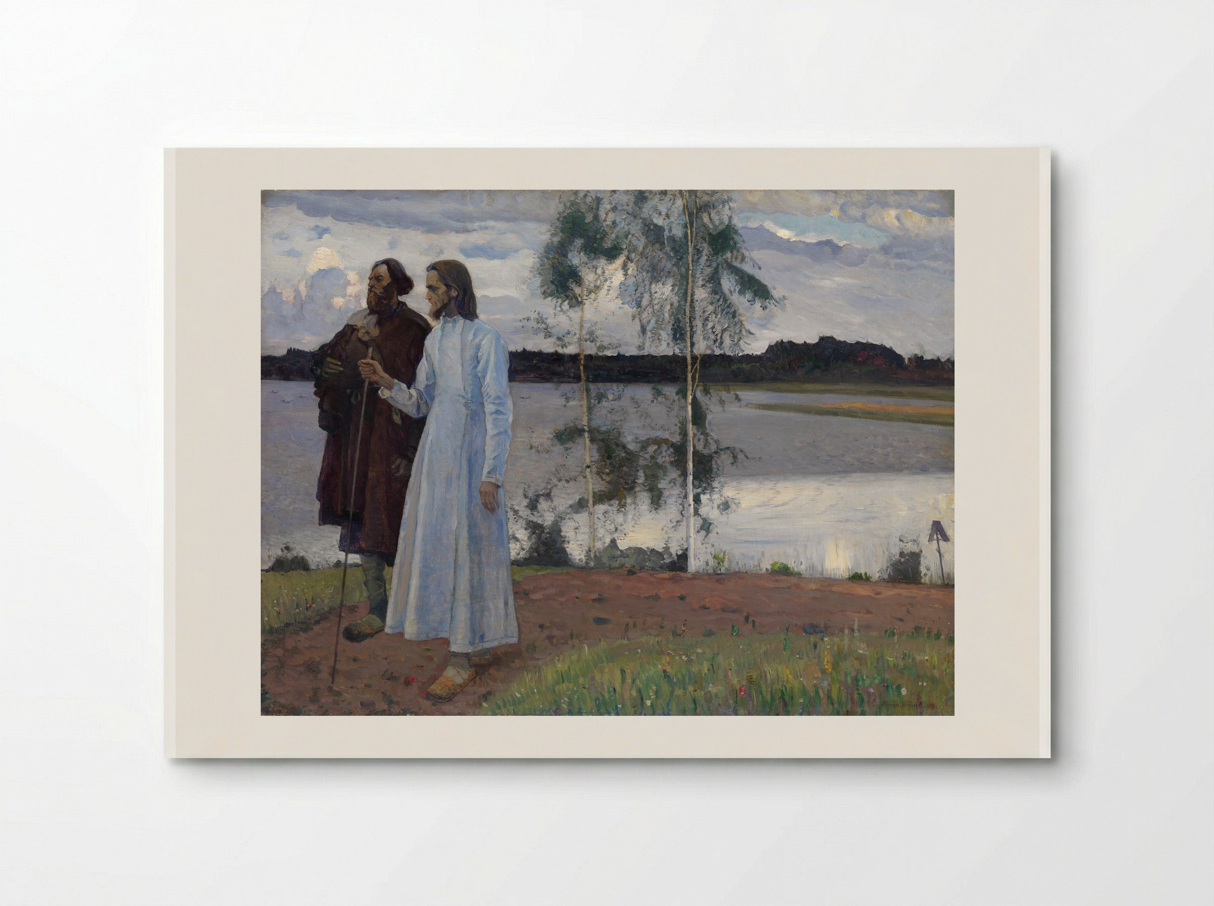 Wayfarer - Mikhail Nesterov - Poster