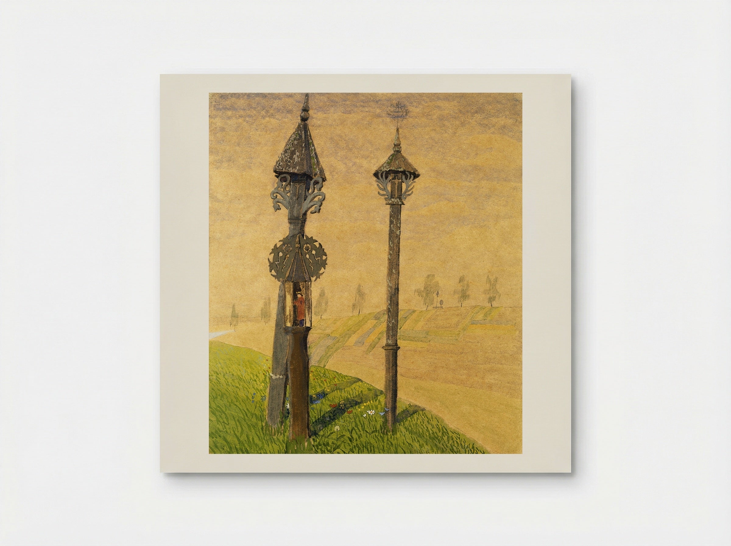 Wayside Crosses of Zemaitija - Mikalojus Konstantinas Čiurlionis - Poster
