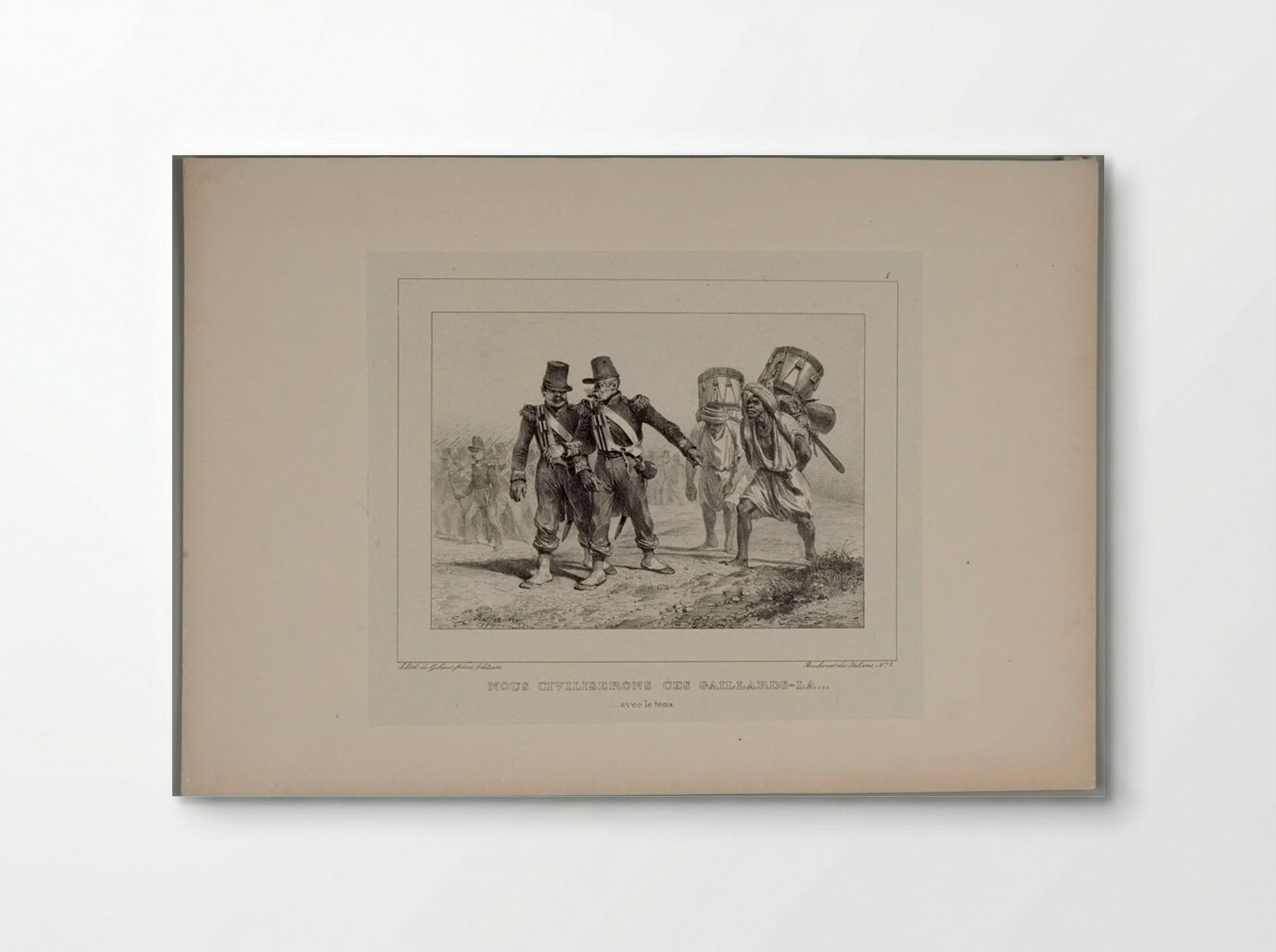 We'll Civilize These Fellows - Denis-Auguste-Marie Raffet - Poster
