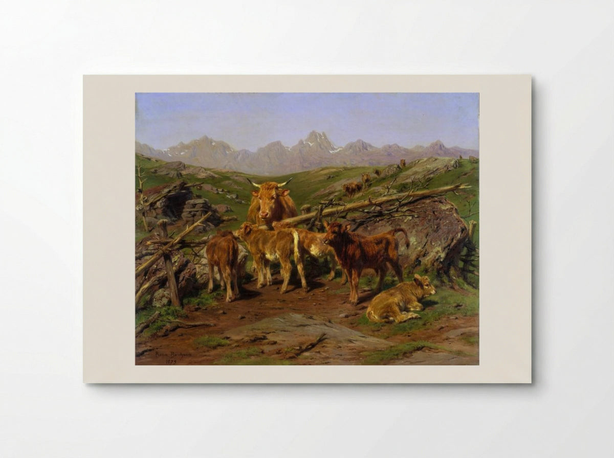 Weaning the Calves - Rosa Bonheur - Poster